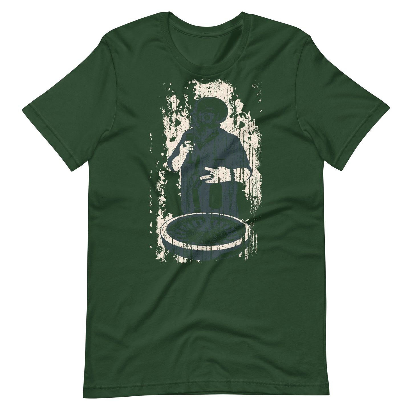 Printagon - Drinking Skull - T-shirt - Forest / S