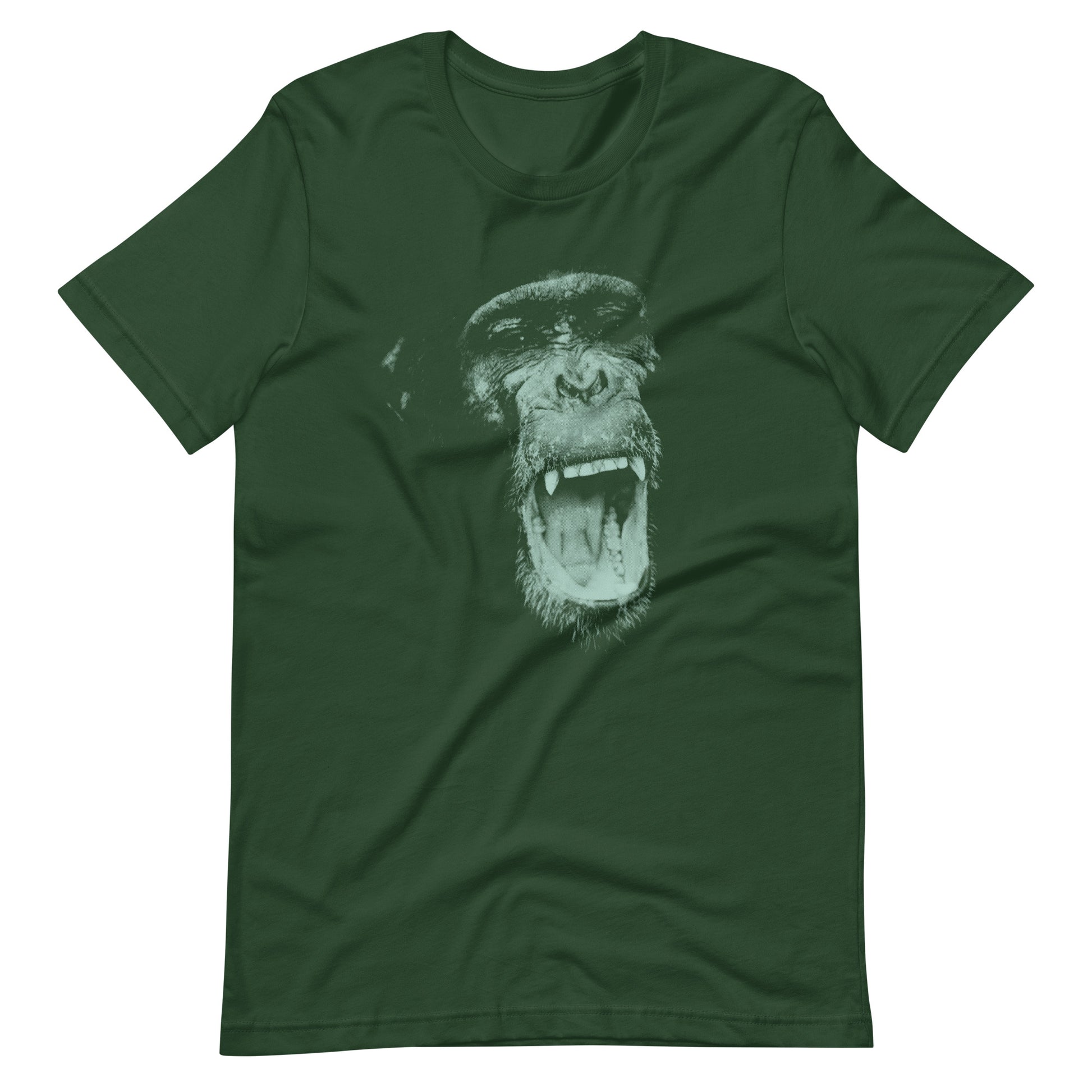 Printagon - Chimp - Unisex T-shirt - Forest / S