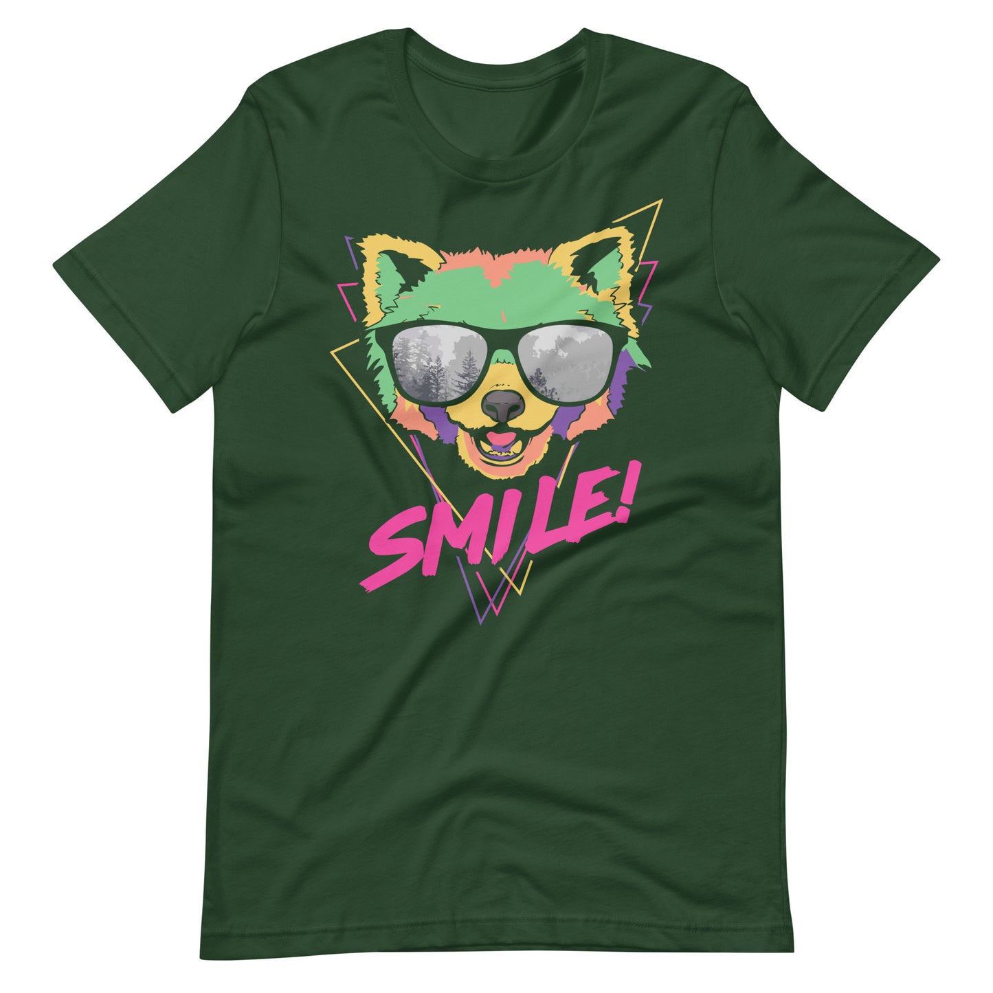 Printagon - Smile - Unisex T-shirt - Forest / S