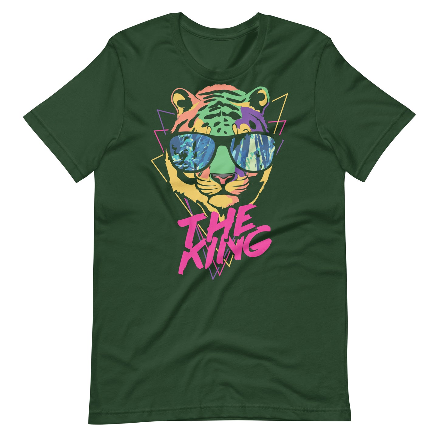 Printagon - The king - Unisex T-shirt - Forest / S