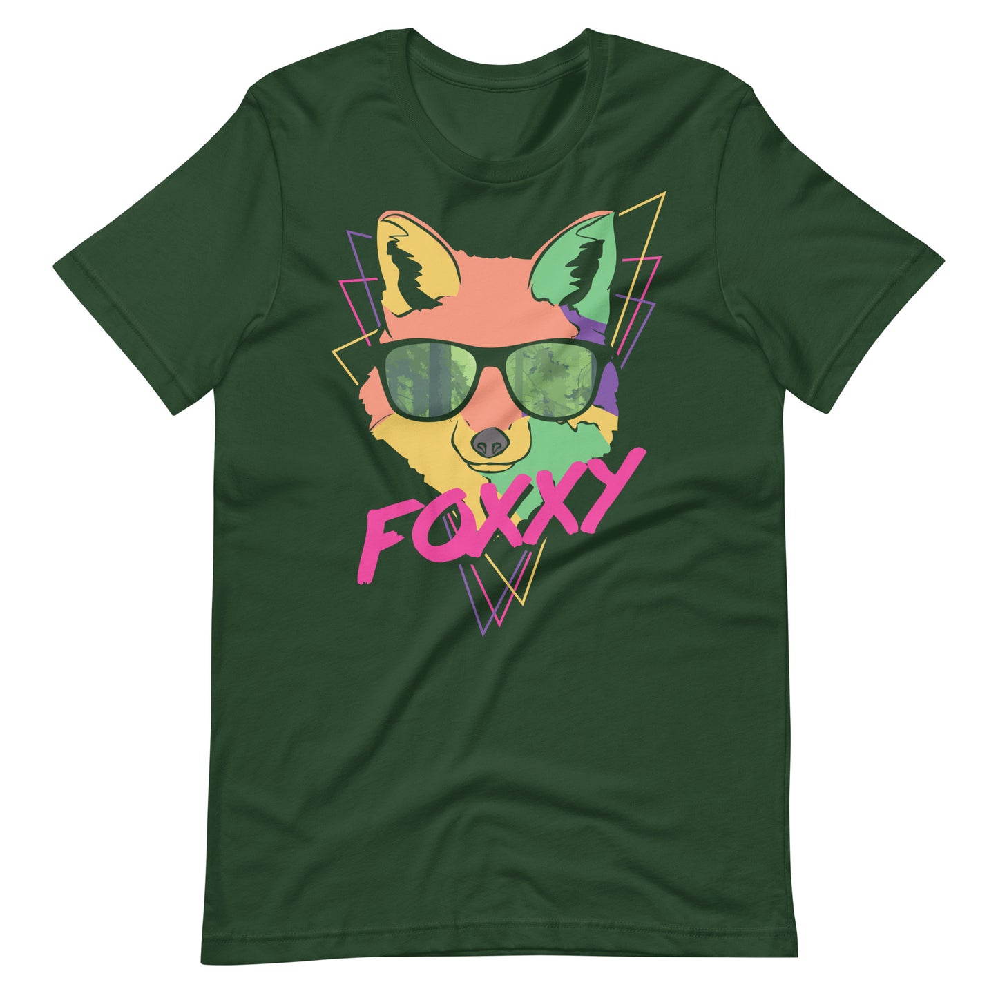 Printagon - Foxxy - Unisex T-shirt - Forest / S