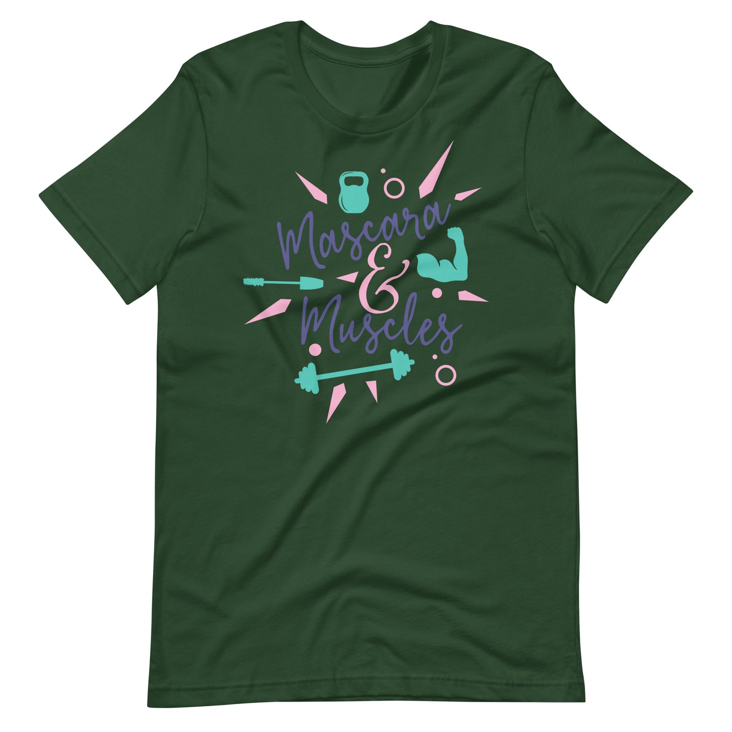 Printagon - Mascara & Muscles - T-shirt - Forest / S