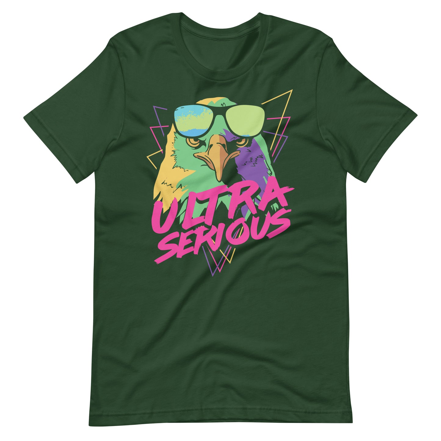 Printagon - Ultra Serious - Unisex T-shirt - Forest / S