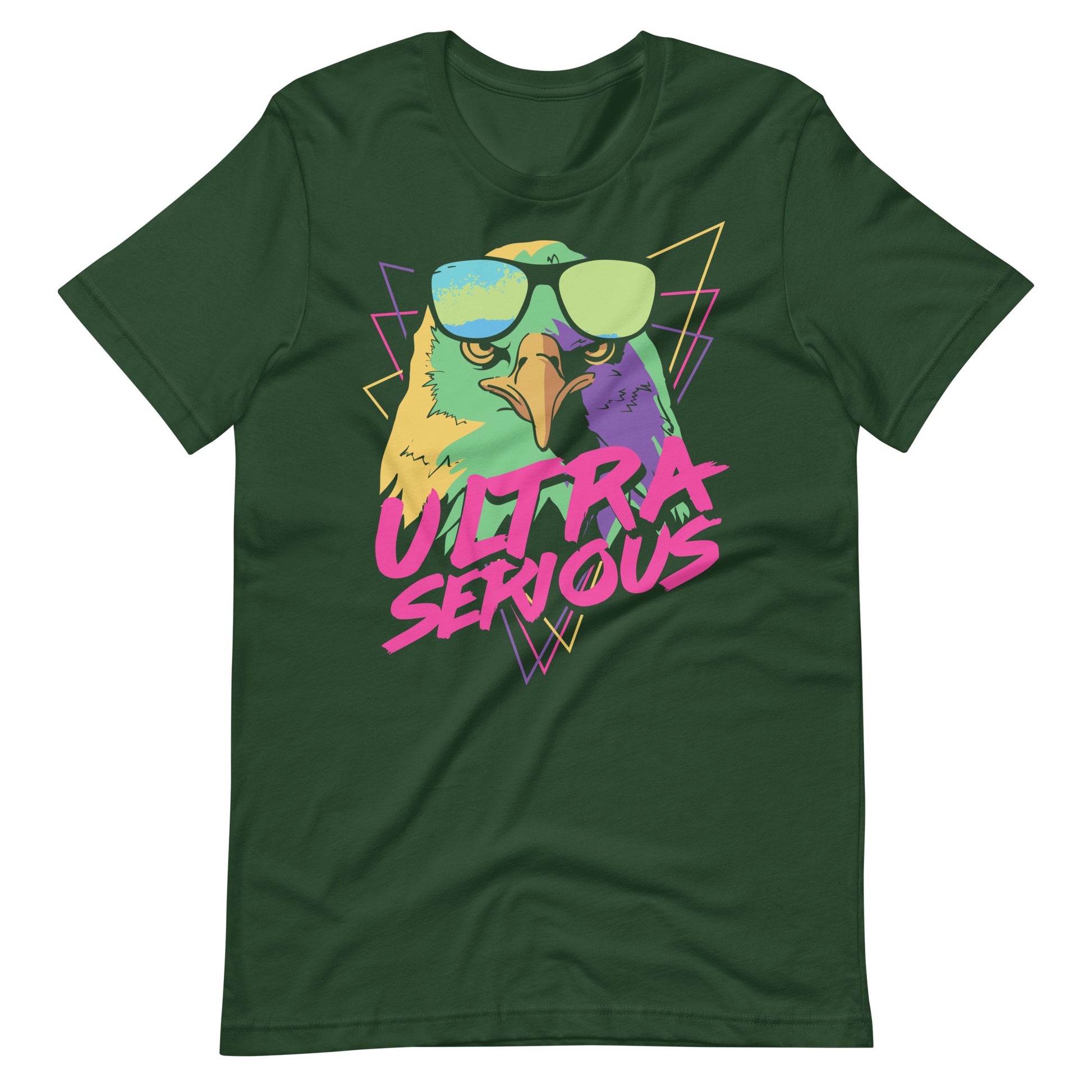 Printagon - Ultra Serious - Unisex T-shirt - Forest / S