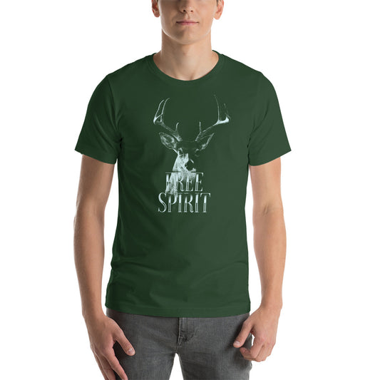 Printagon - Deer Free Spirit - Unisex T-shirt -