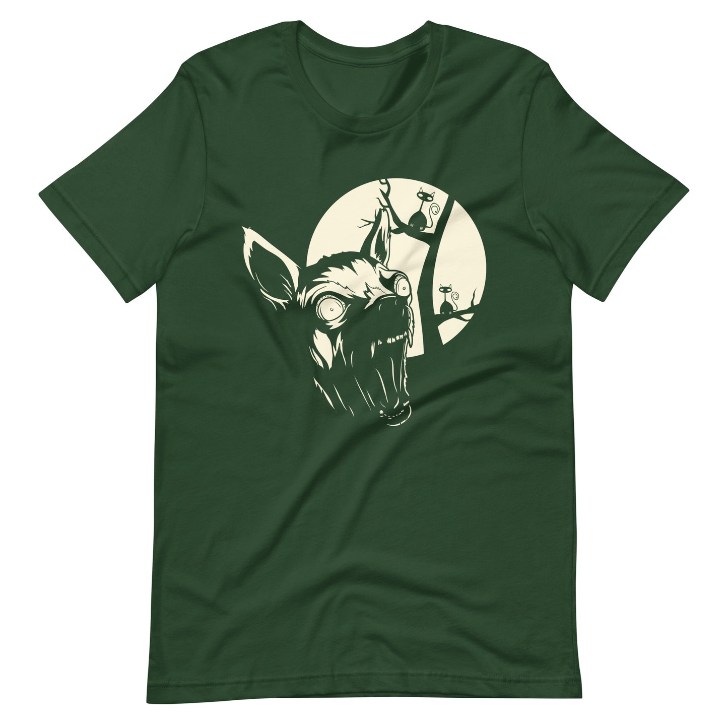 Printagon - Night Wild Animal - Unisex T-shirt - Forest / S