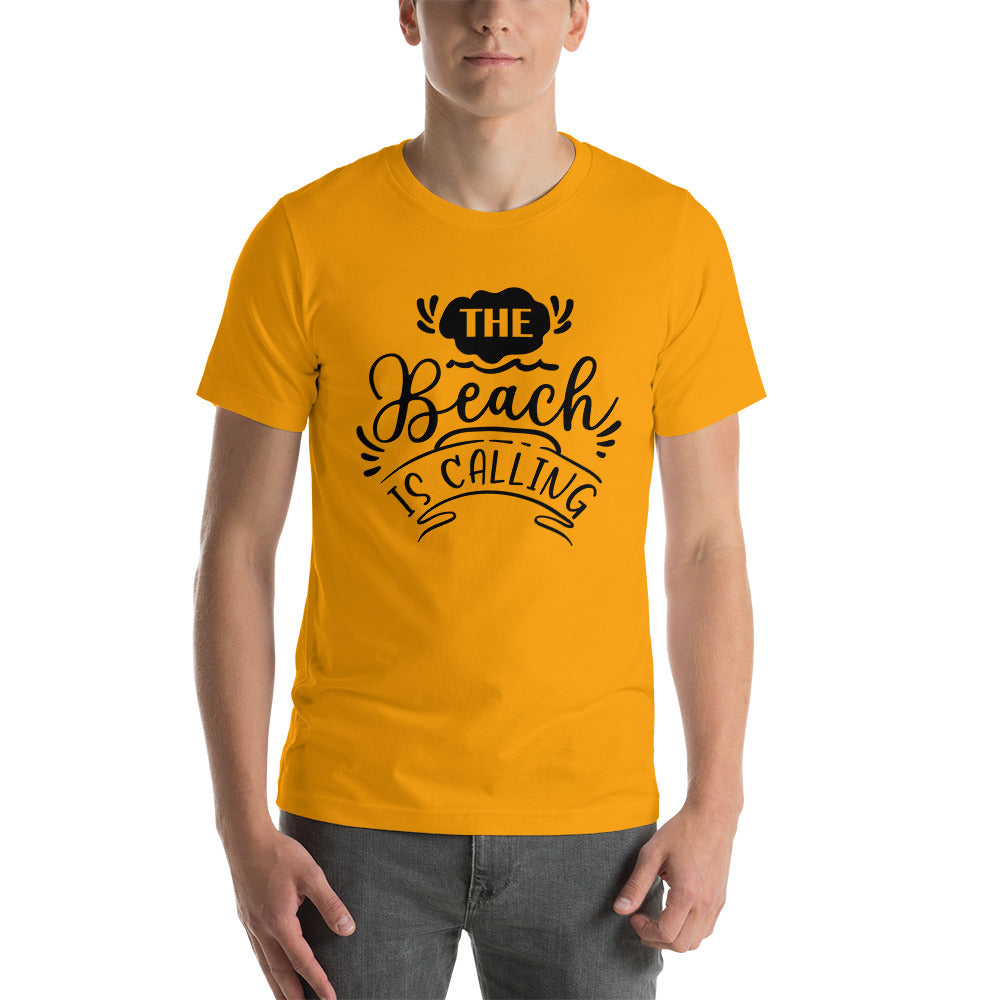 The Beach Is Calling - Unisex T-shirt - Printagon