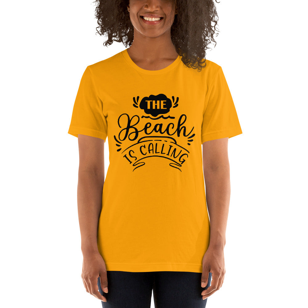 The Beach Is Calling - Unisex T-shirt - Printagon