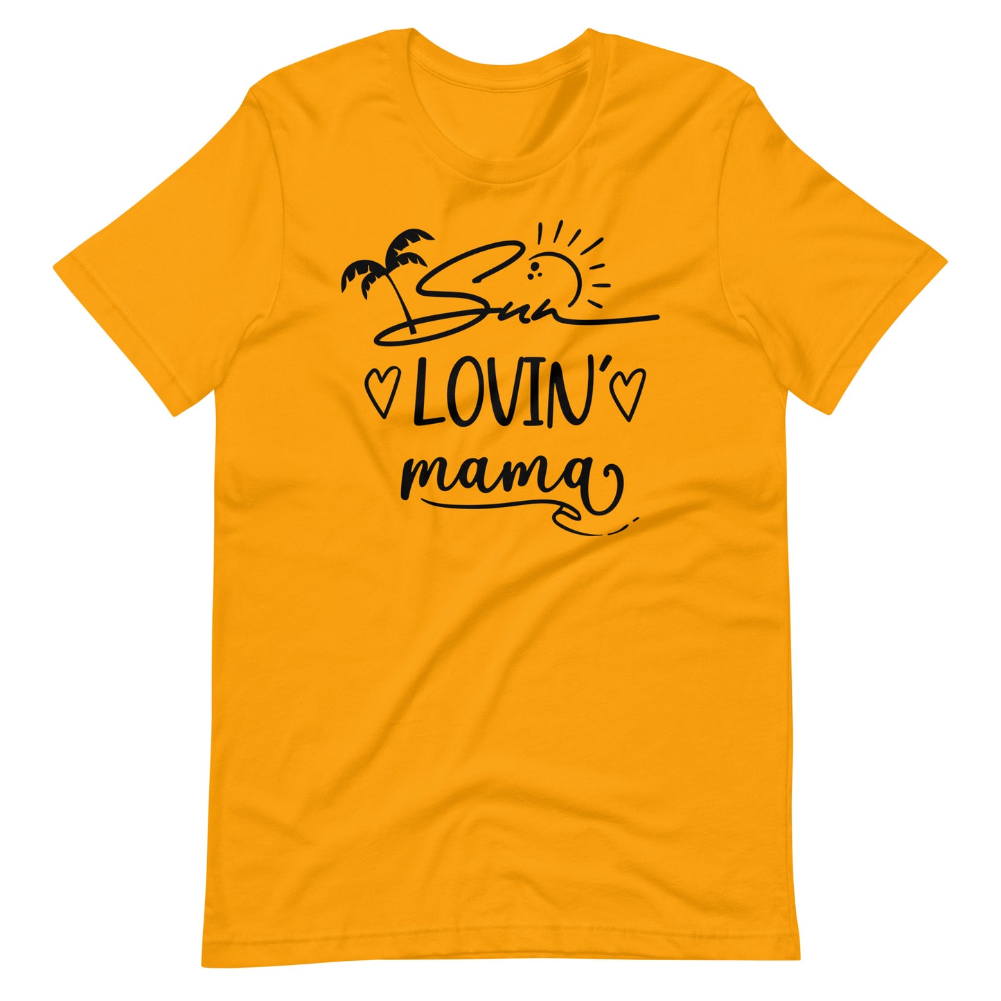 Sun Lovin Mama - T-shirt - Gold / S Printagon