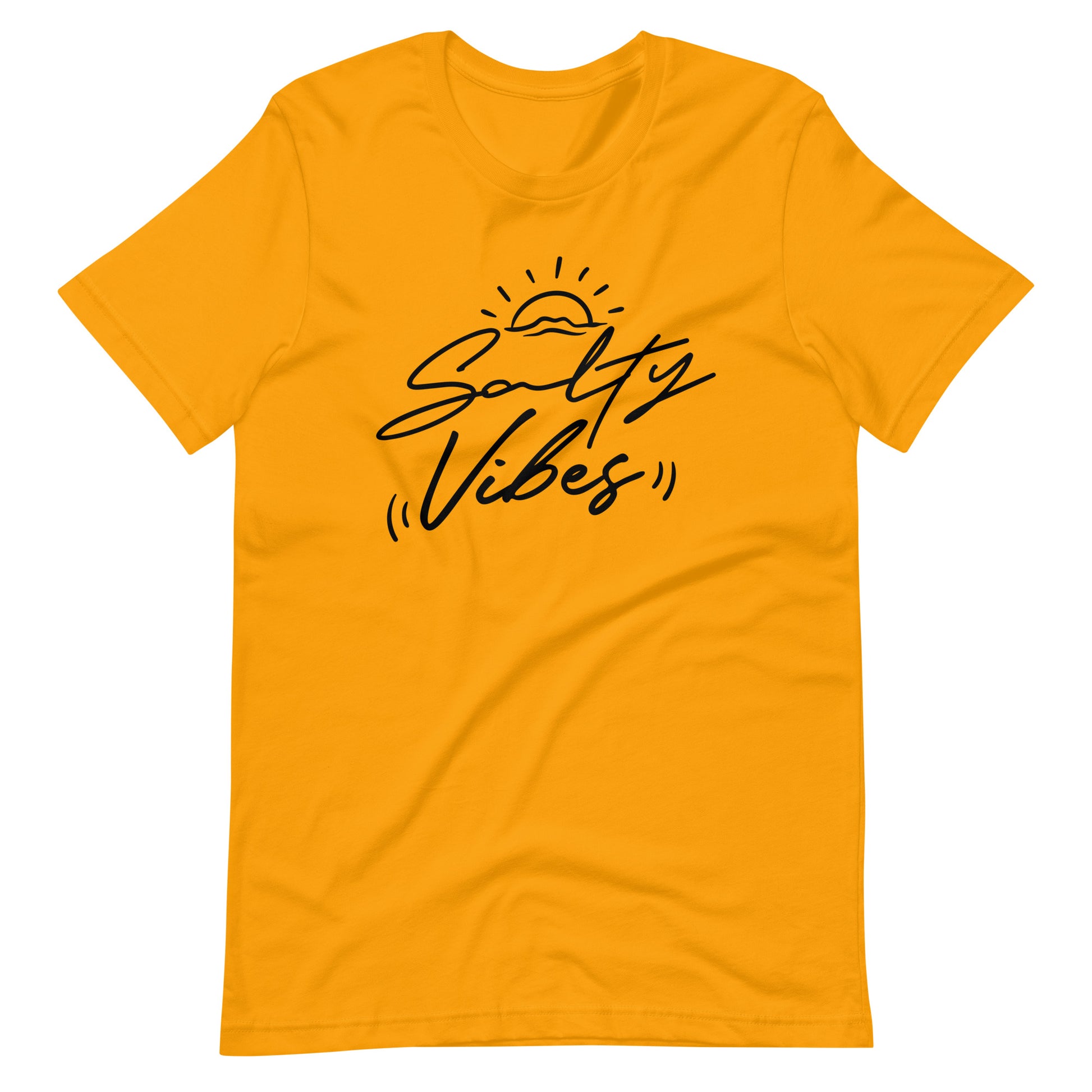 Salty Vibes - Unisex T-shirt - Gold / S Printagon