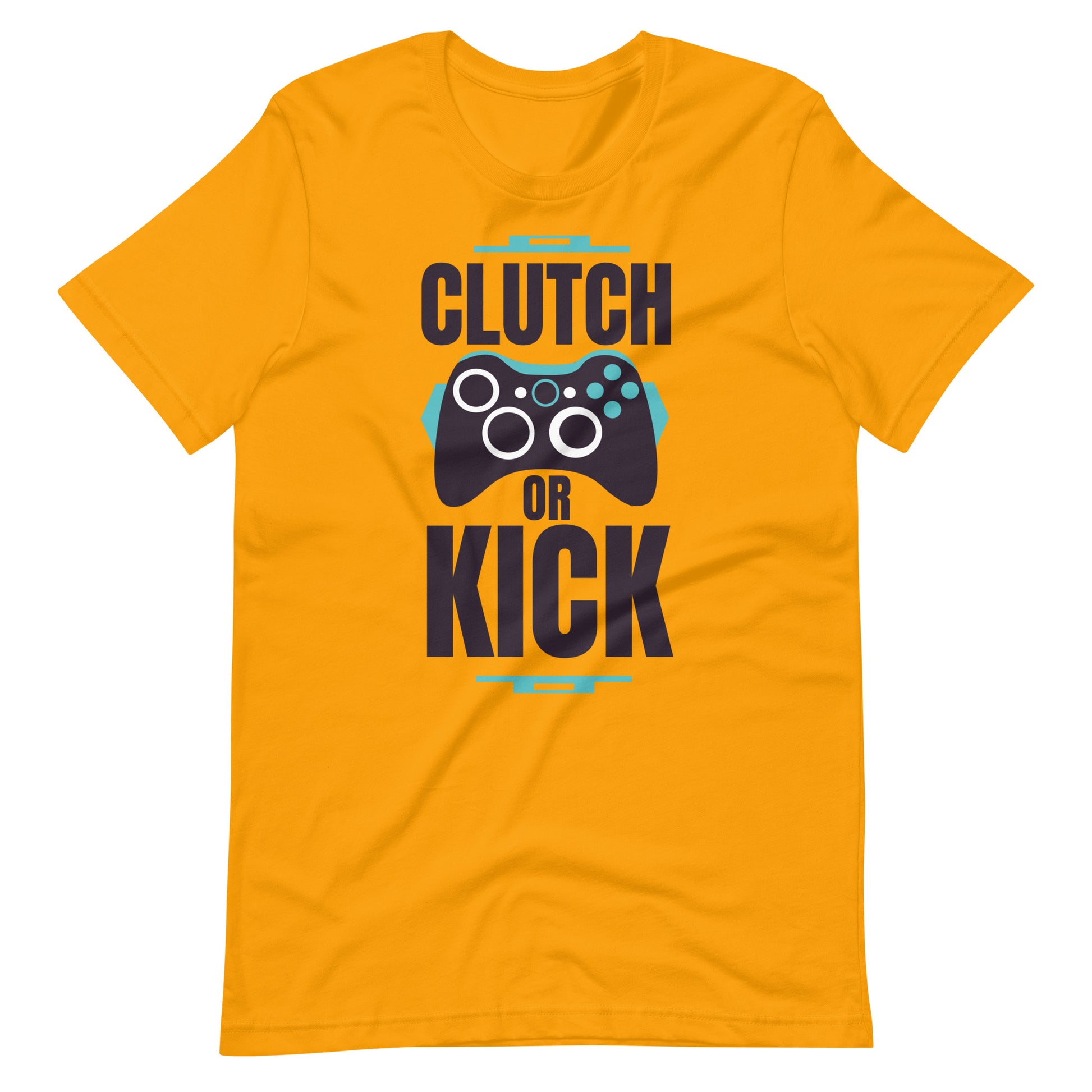 Printagon - Clutch Or Kick - Unisex T-shirt - Gold / S