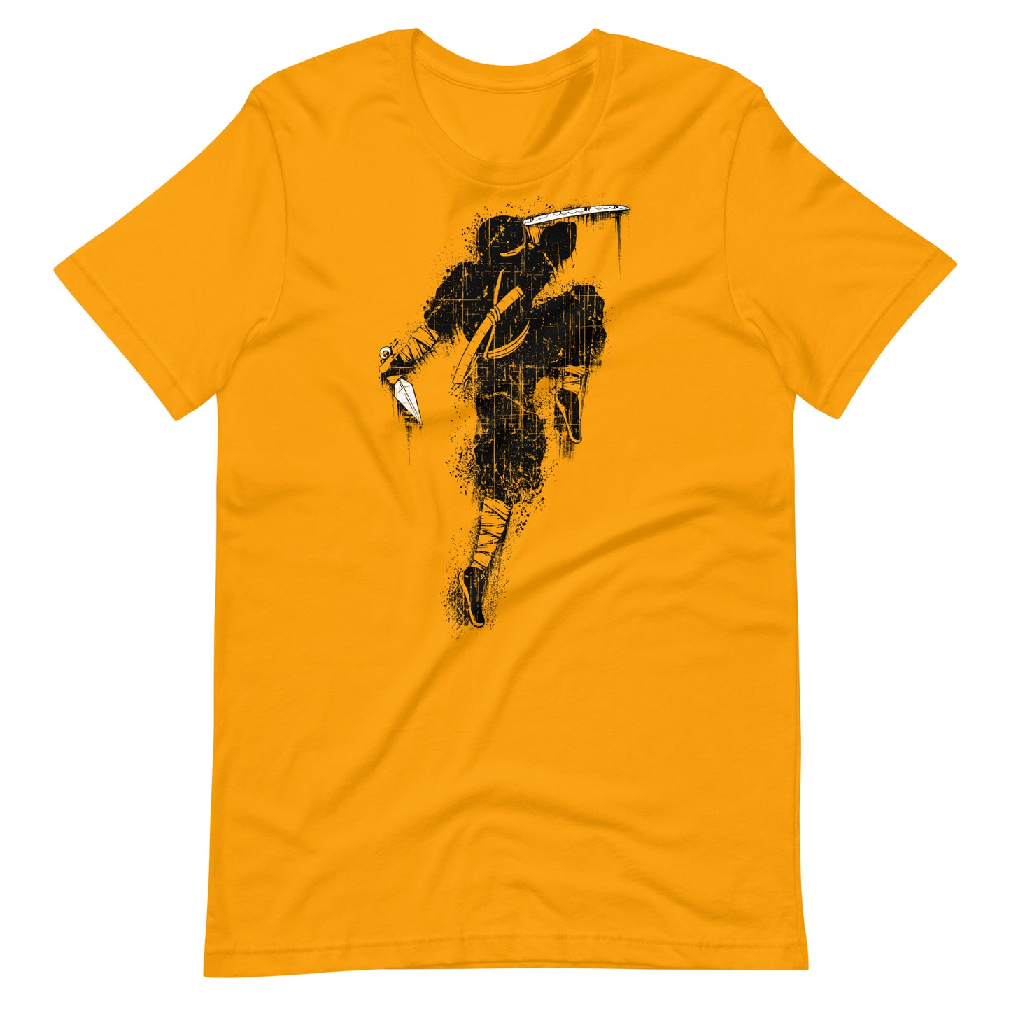 Printagon - Ninja - T-shirt - Gold / S