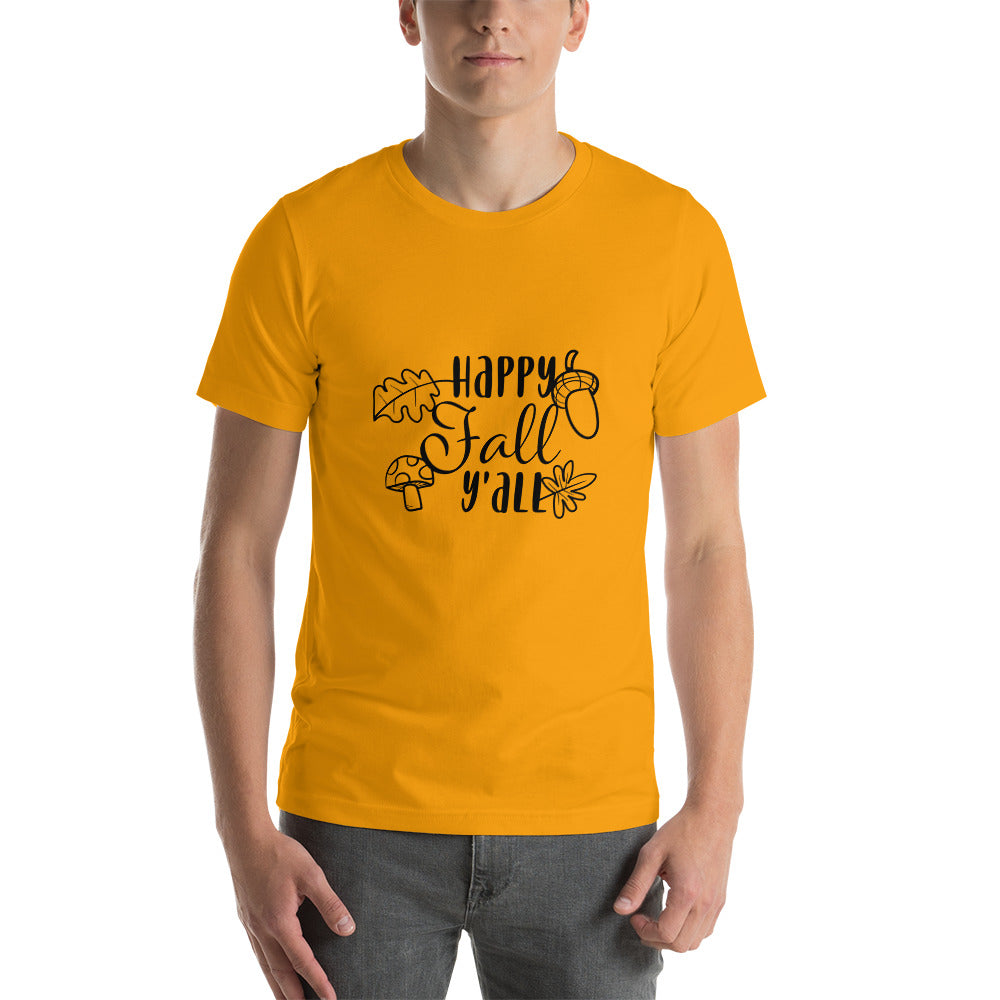 Printagon - Happy Fall Y' All - Unisex T-shirt -