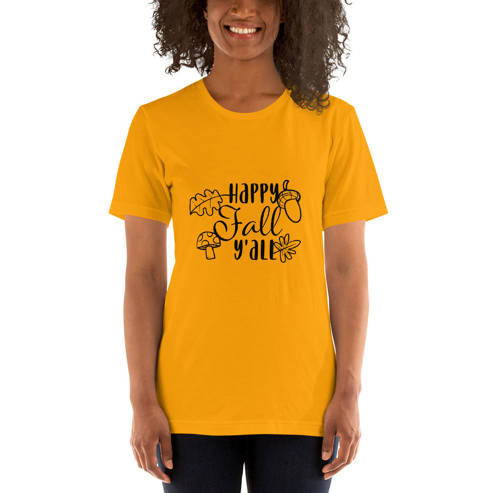 Printagon - Happy Fall Y' All - Unisex T-shirt -