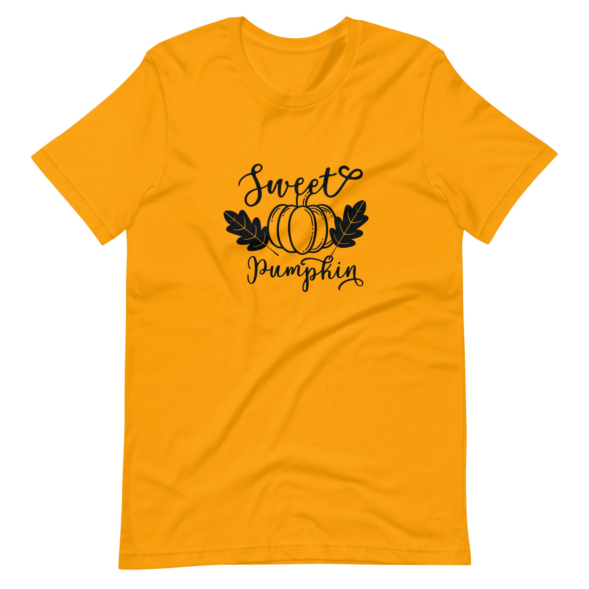 Sweet Pumpkin - Unisex T-shirt - Gold / S Printagon