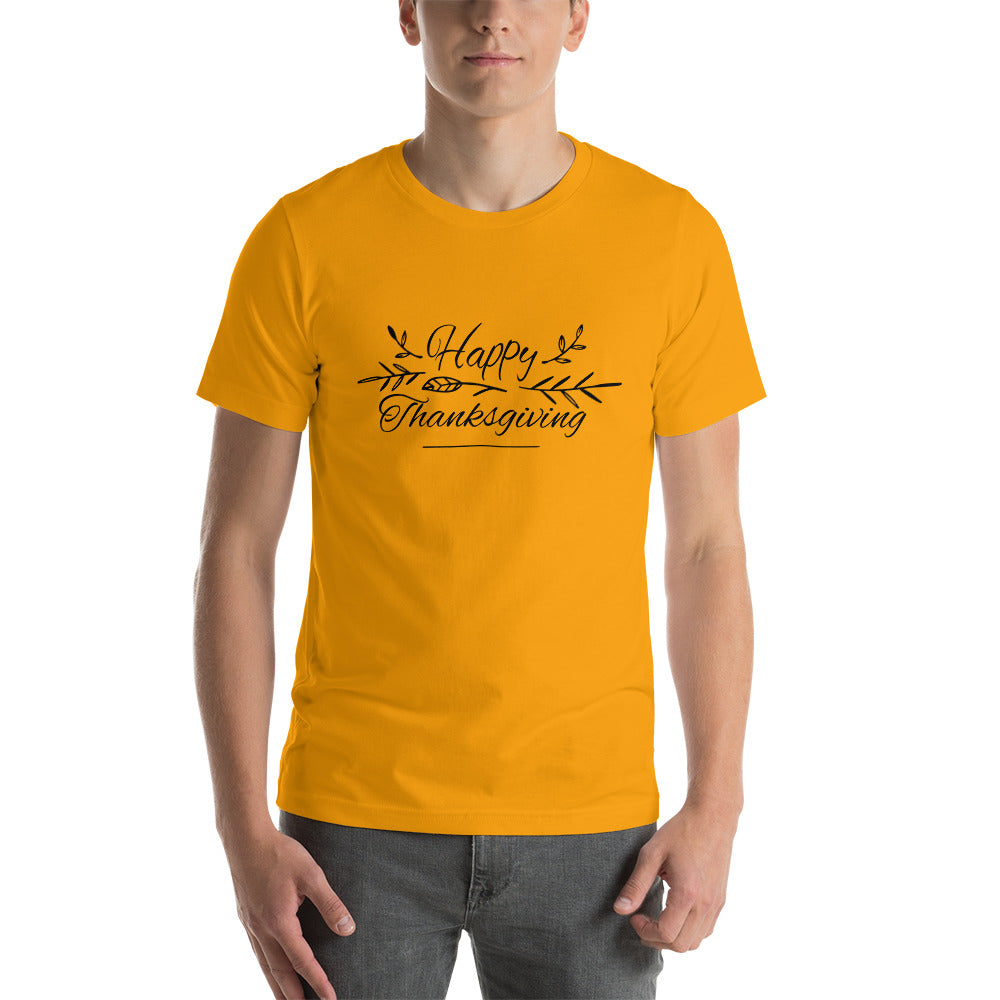 Printagon - Happy Thanks Giving 005 - Unisex T-shirt -