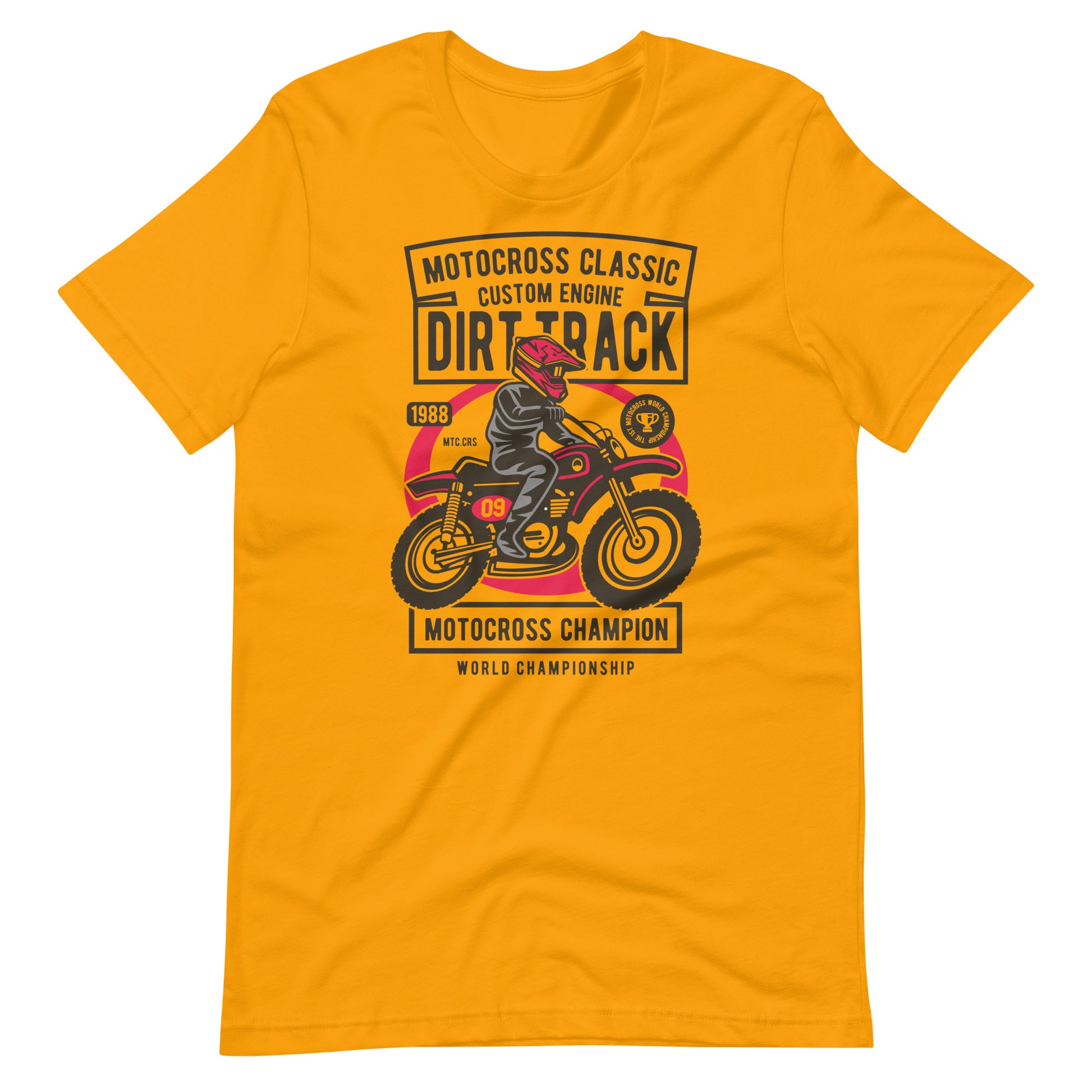 Printagon - Motocross Classic - T-shirt - Gold / S