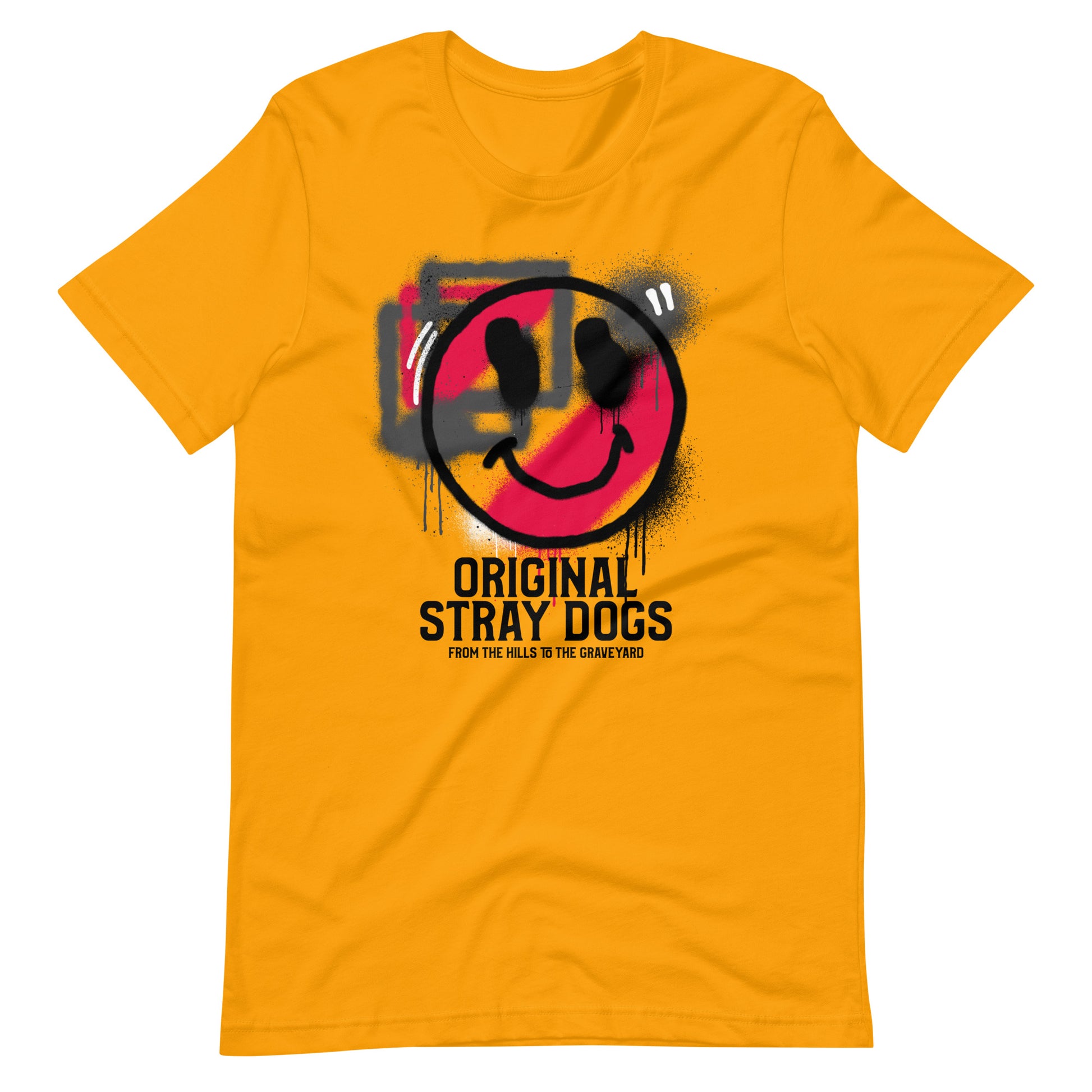 Printagon - Original Stray Dog - T-shirt - Gold / S