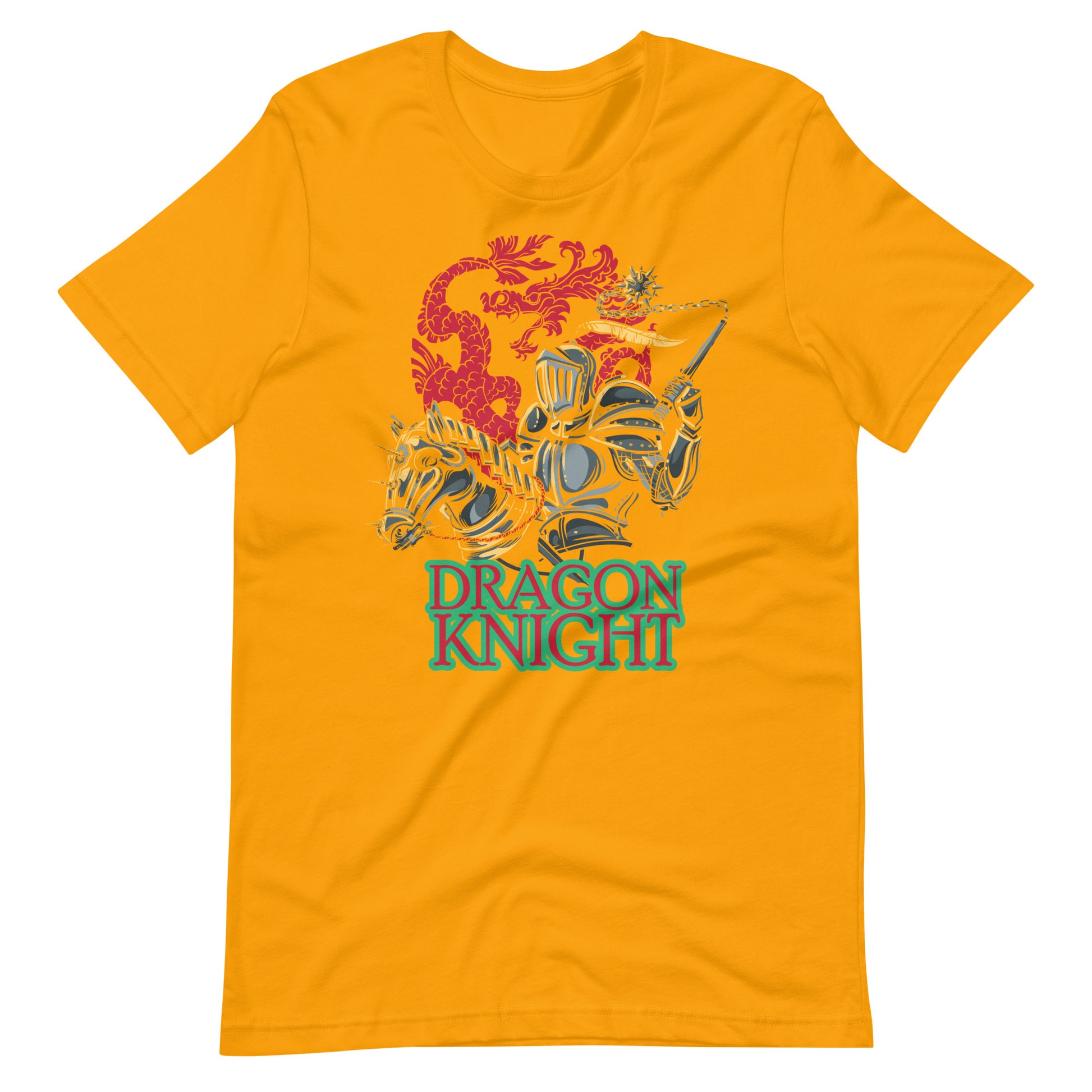 Printagon - Dragon Knight - T-shirt - Gold / S