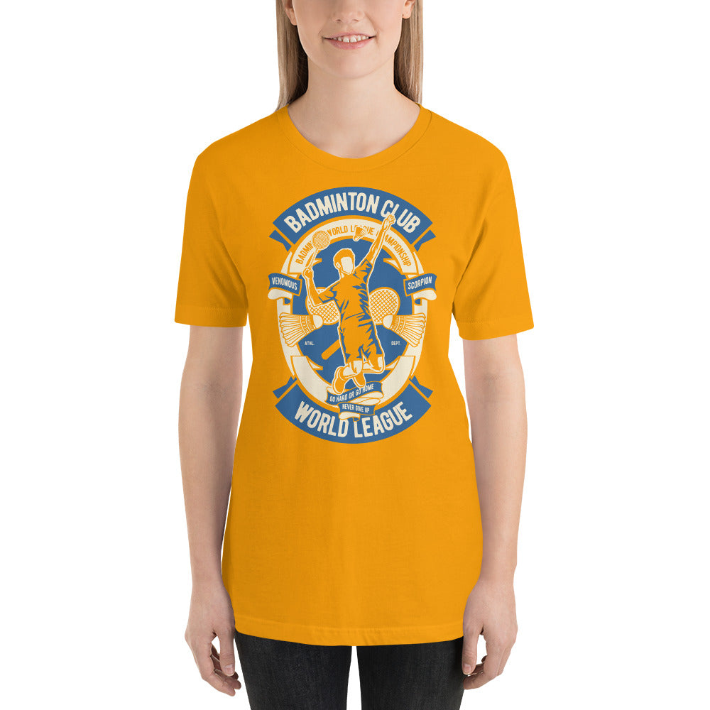 Printagon - Badminton Club - Unisex T-shirt -