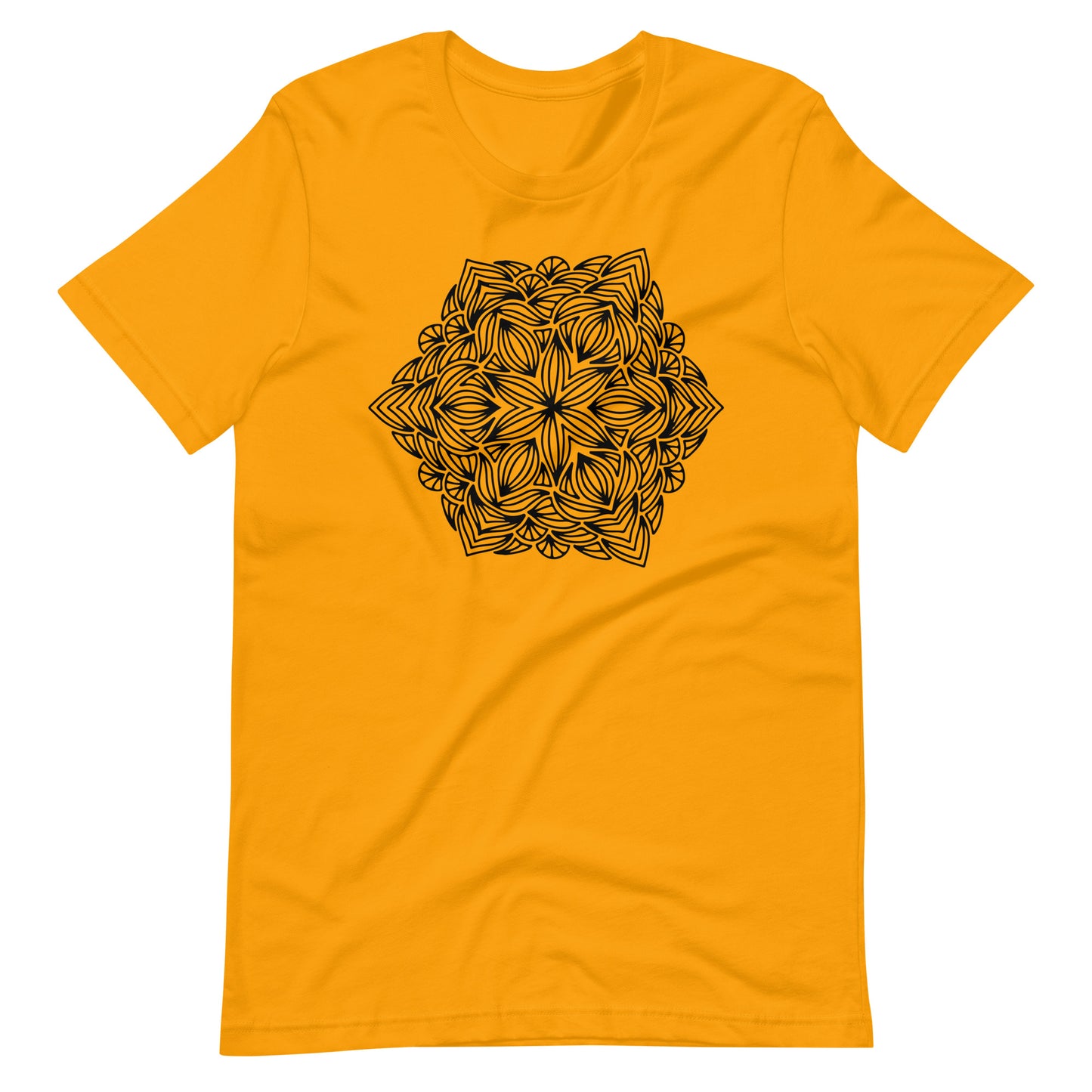 Printagon - Mandala 114 - T-shirt - Gold / S