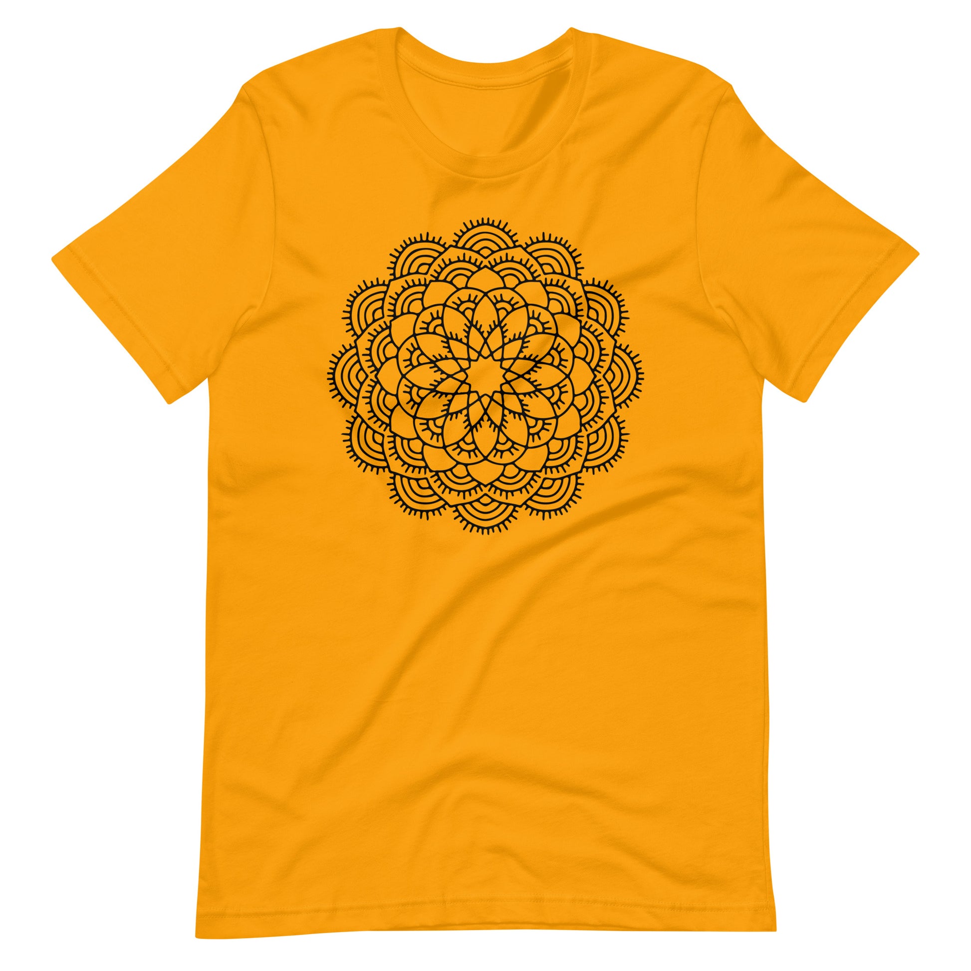 Printagon - Mandala 118 - T-shirt - Gold / S