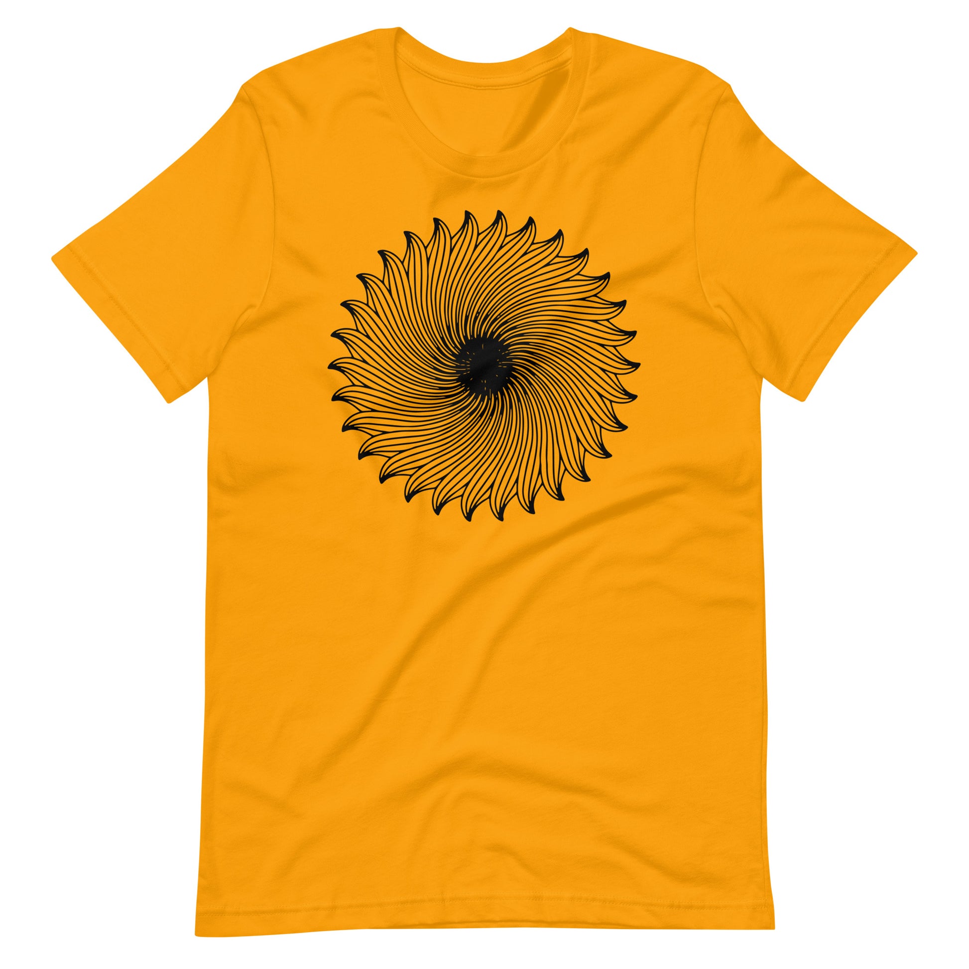 Printagon - Mandala 125 - T-shirt - Gold / S