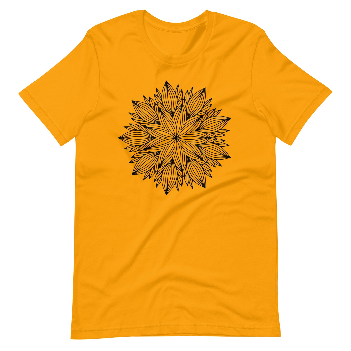 Printagon - Mandala 130 - T-shirt - Gold / S