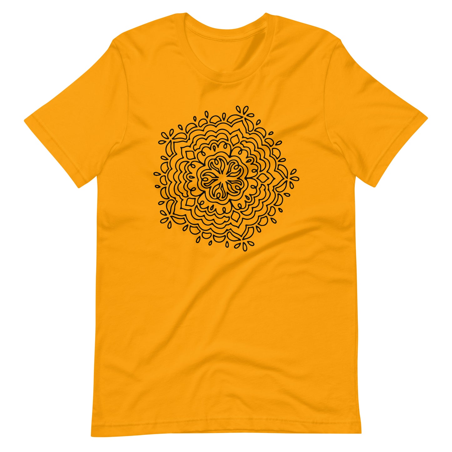 Printagon - Mandala 137 - T-shirt - Gold / S