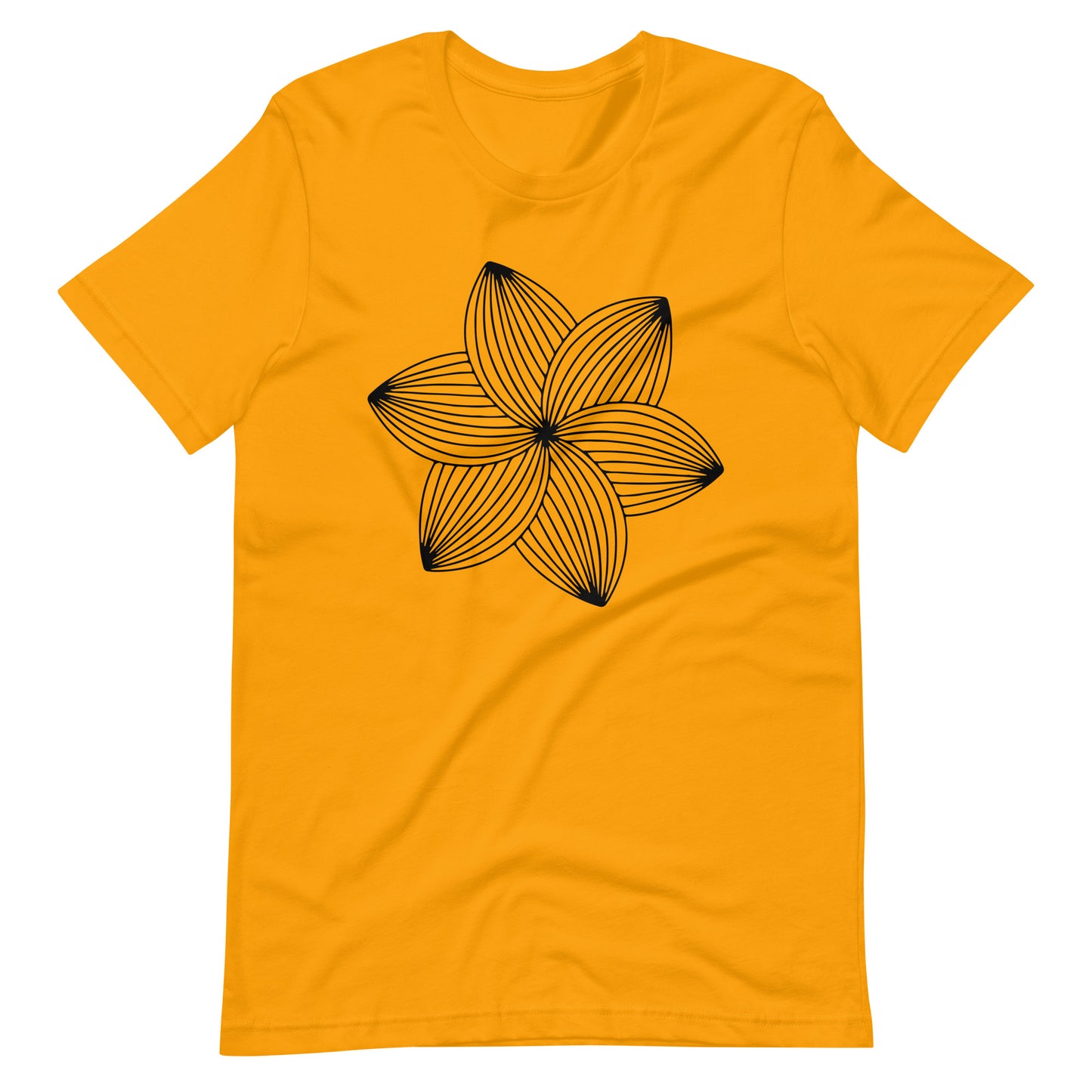 Printagon - Mandala 153 - T-shirt - Gold / S