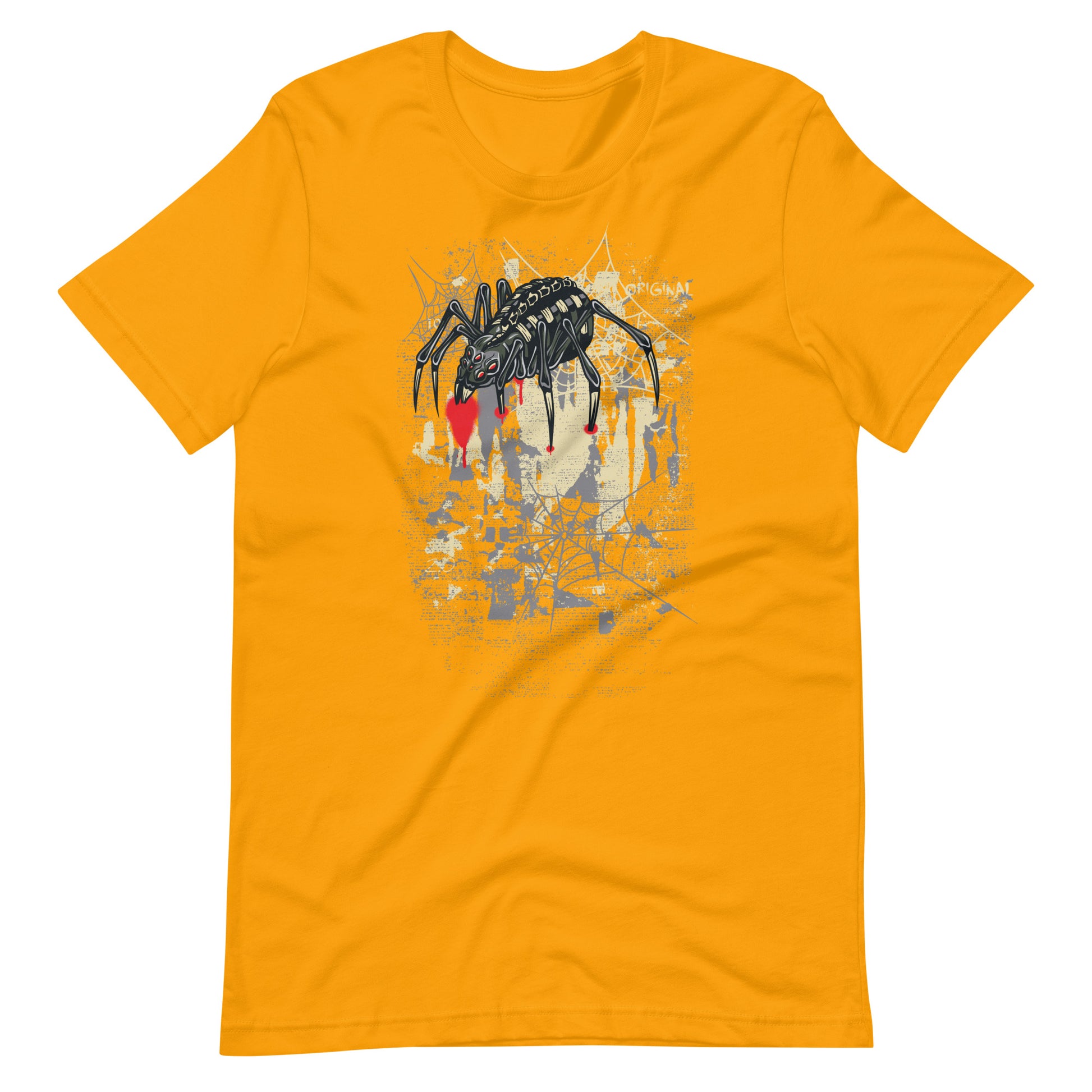 Printagon - Spider - T-shirt - Gold / S