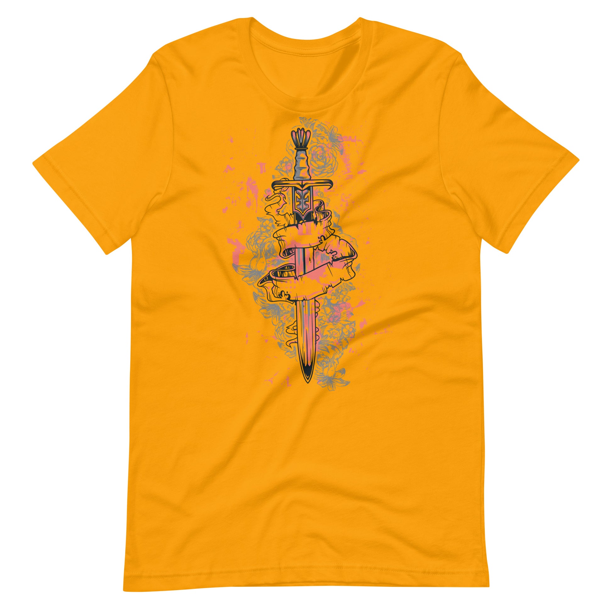 Printagon - Magical Sword - T-shirt - Gold / S