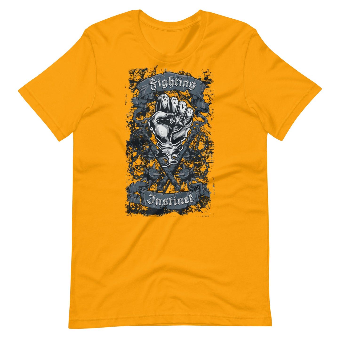 Printagon - Fighting Instinct - T-shirt - Gold / S