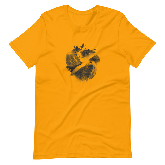 Printagon - Bear - T-shirt - Gold / S