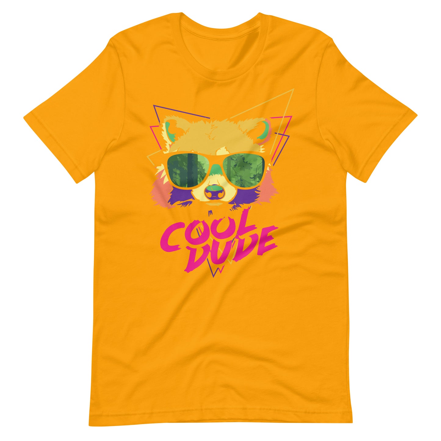 Printagon - Cool Dude - Unisex T-shirt - Gold / S