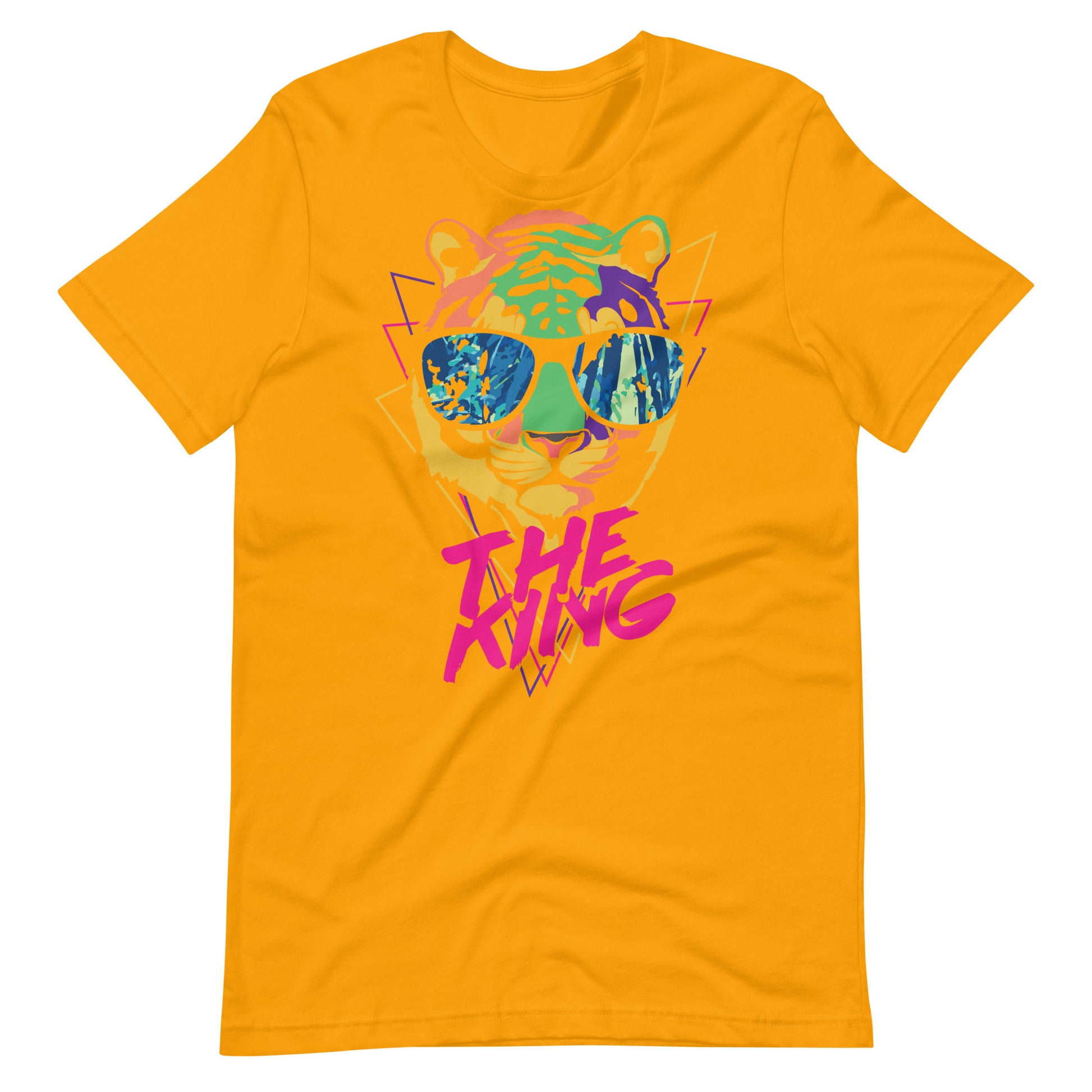 Printagon - The king - Unisex T-shirt - Gold / S