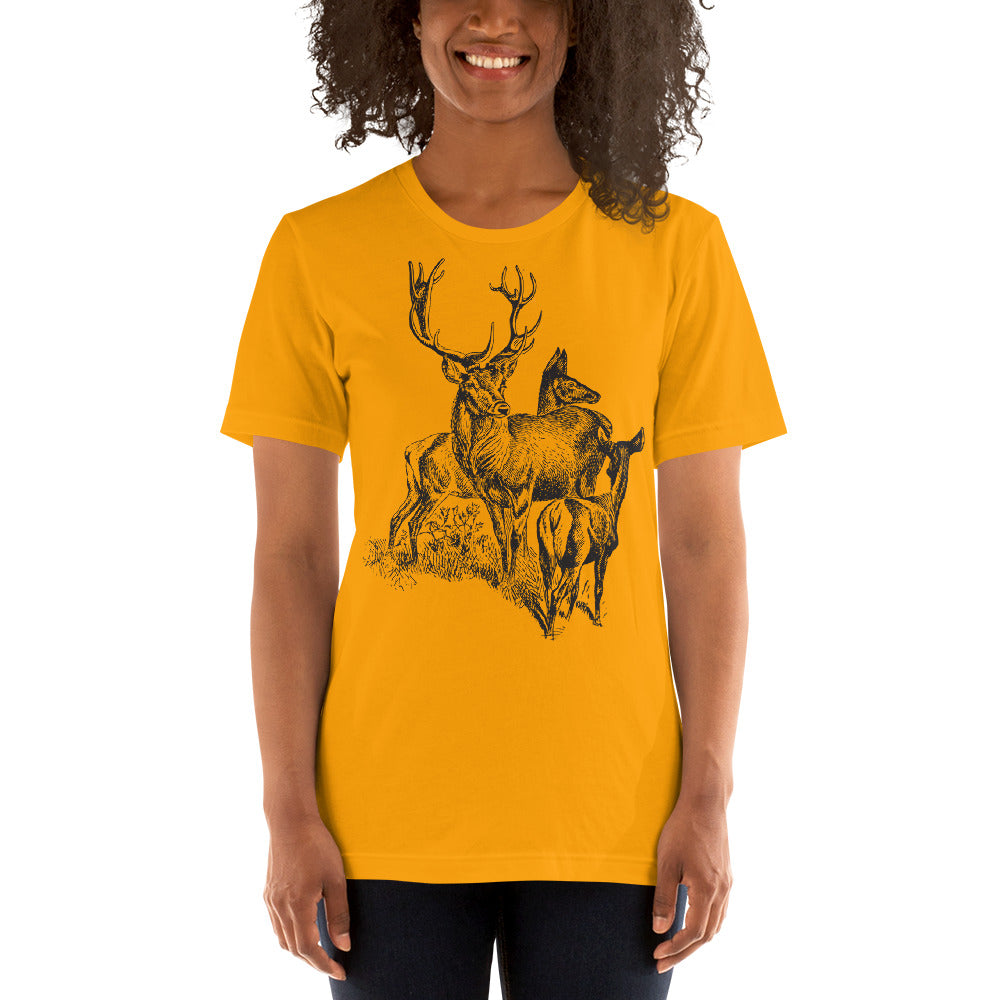 Printagon - Deer and Friends - Unisex T-shirt -