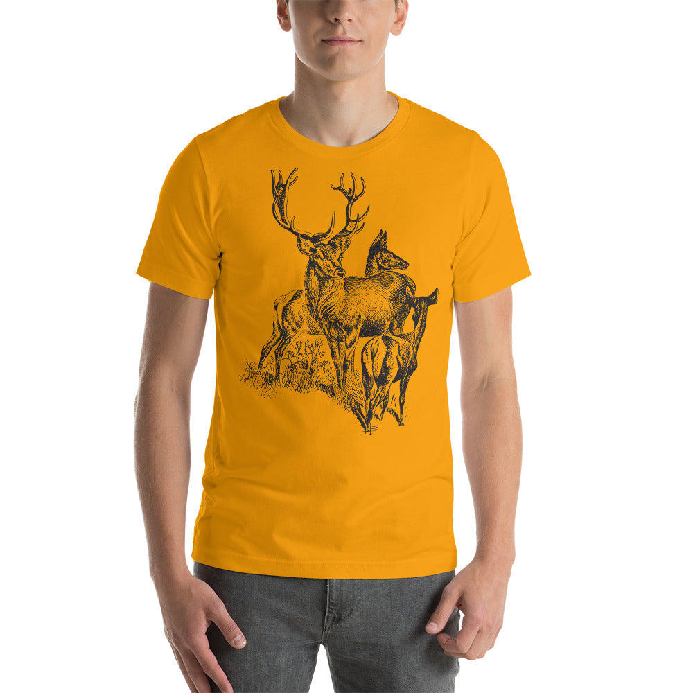 Printagon - Deer and Friends - Unisex T-shirt -