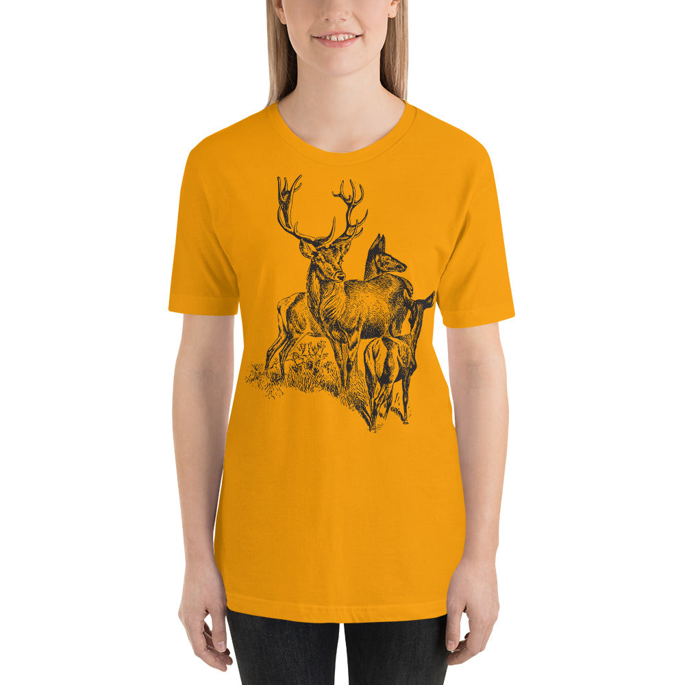 Printagon - Deer and Friends - Unisex T-shirt -