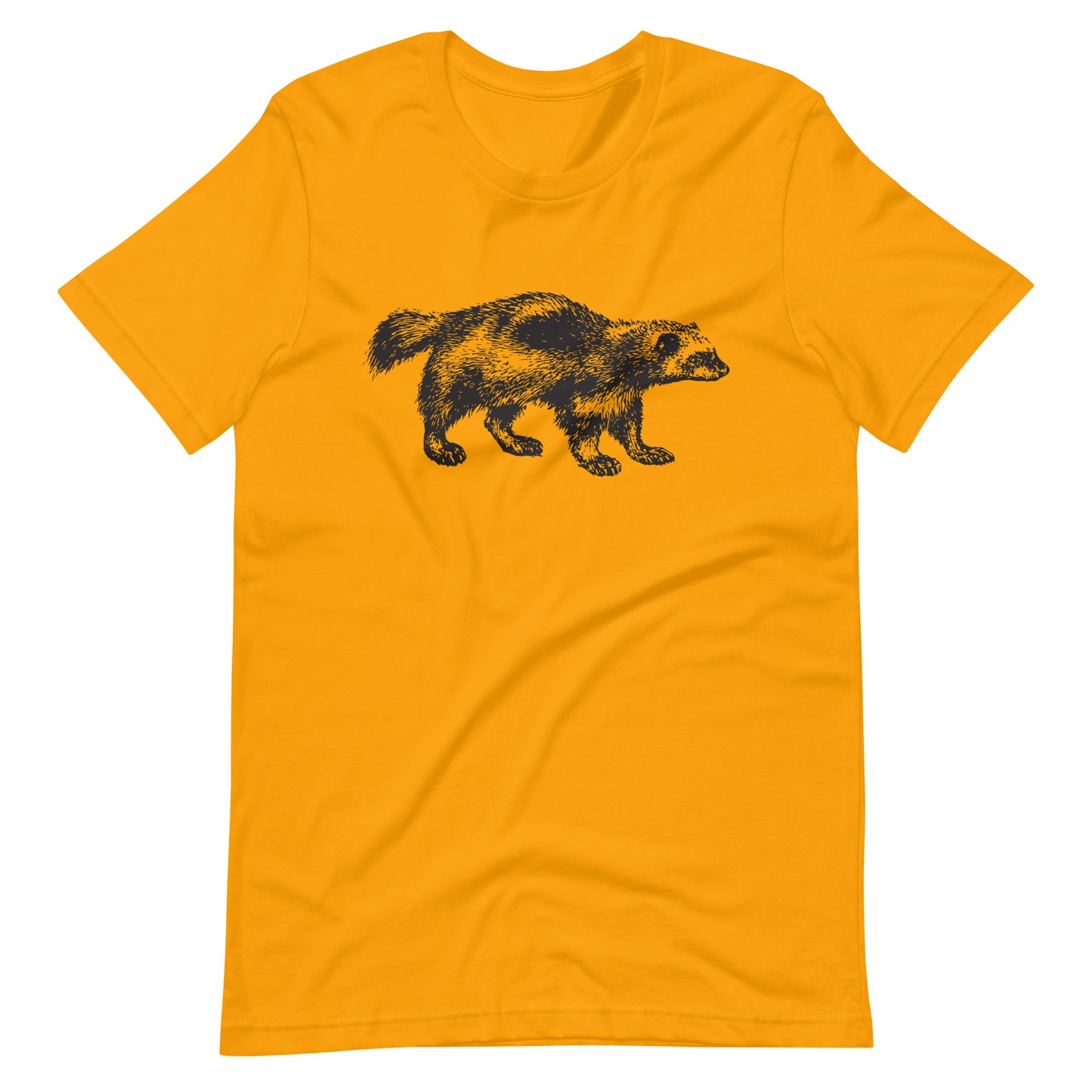 Printagon - Wolverine 002 - Unisex T-shirt - Gold / S