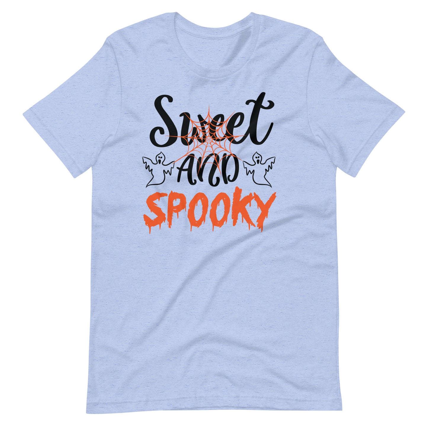 Printagon - Sweet and Spooky - Unisex T-shirt - Heather Blue / S