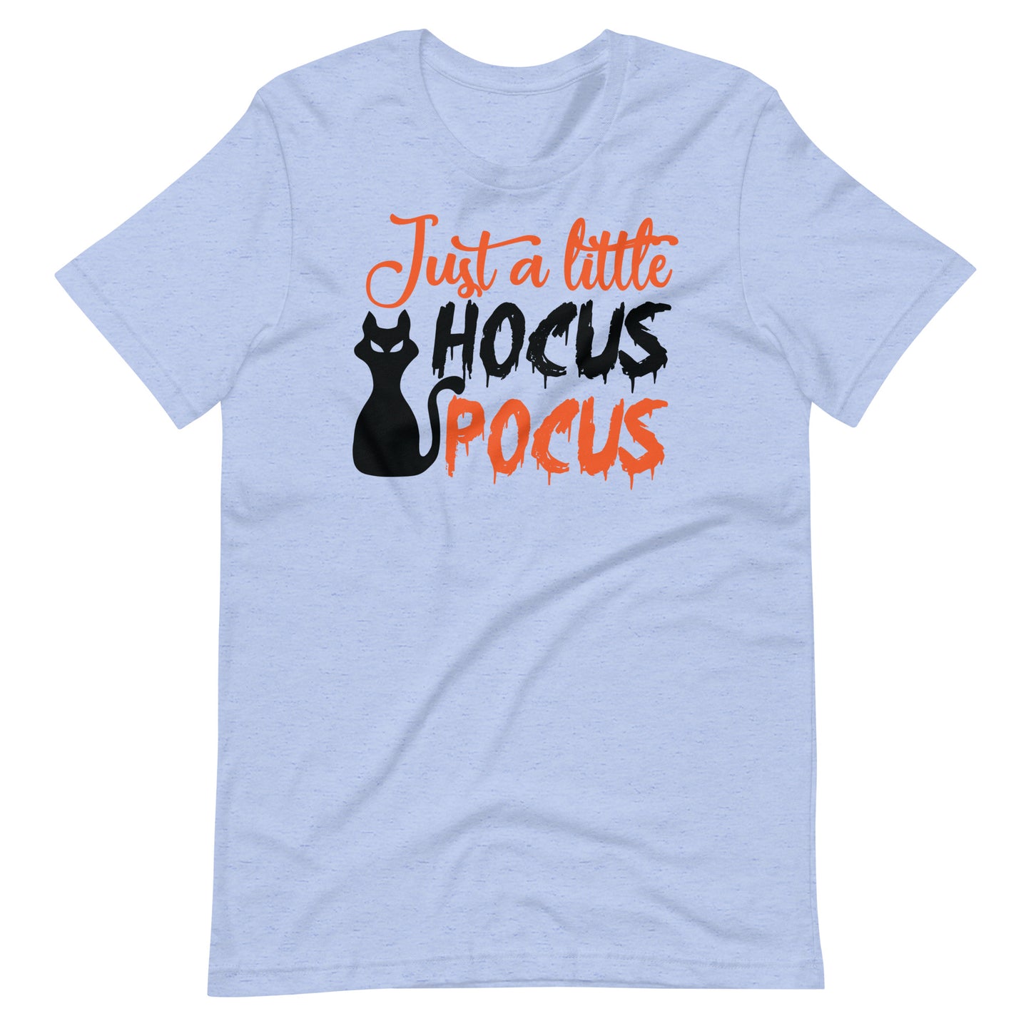 Printagon - Just a Little Hocus Pocus - Unisex T-shirt - Heather Blue / S