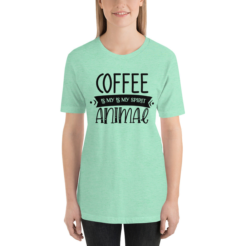 Printagon - Coffee is my Animal Spirit - Unisex T-shirt -