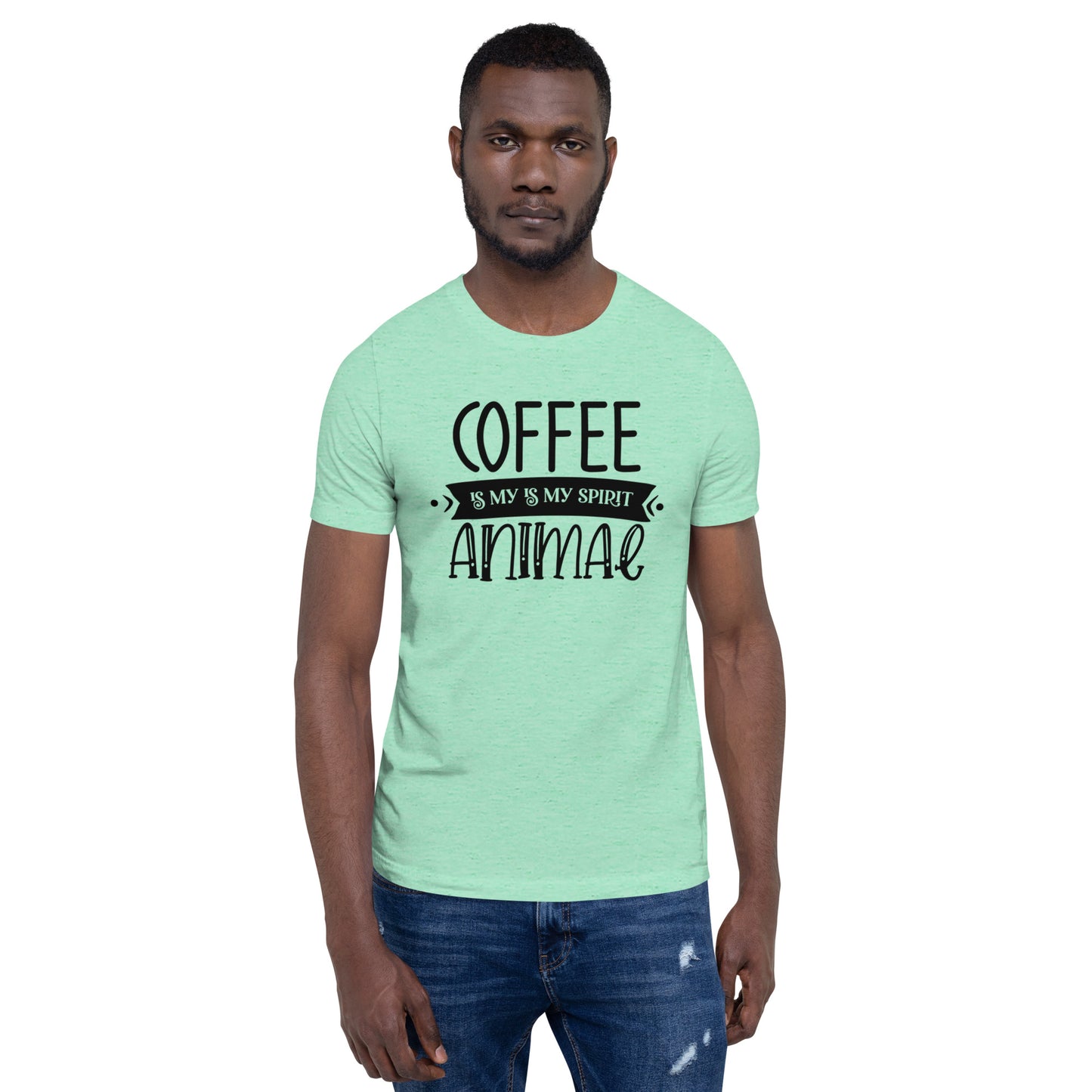 Printagon - Coffee is my Animal Spirit - Unisex T-shirt -