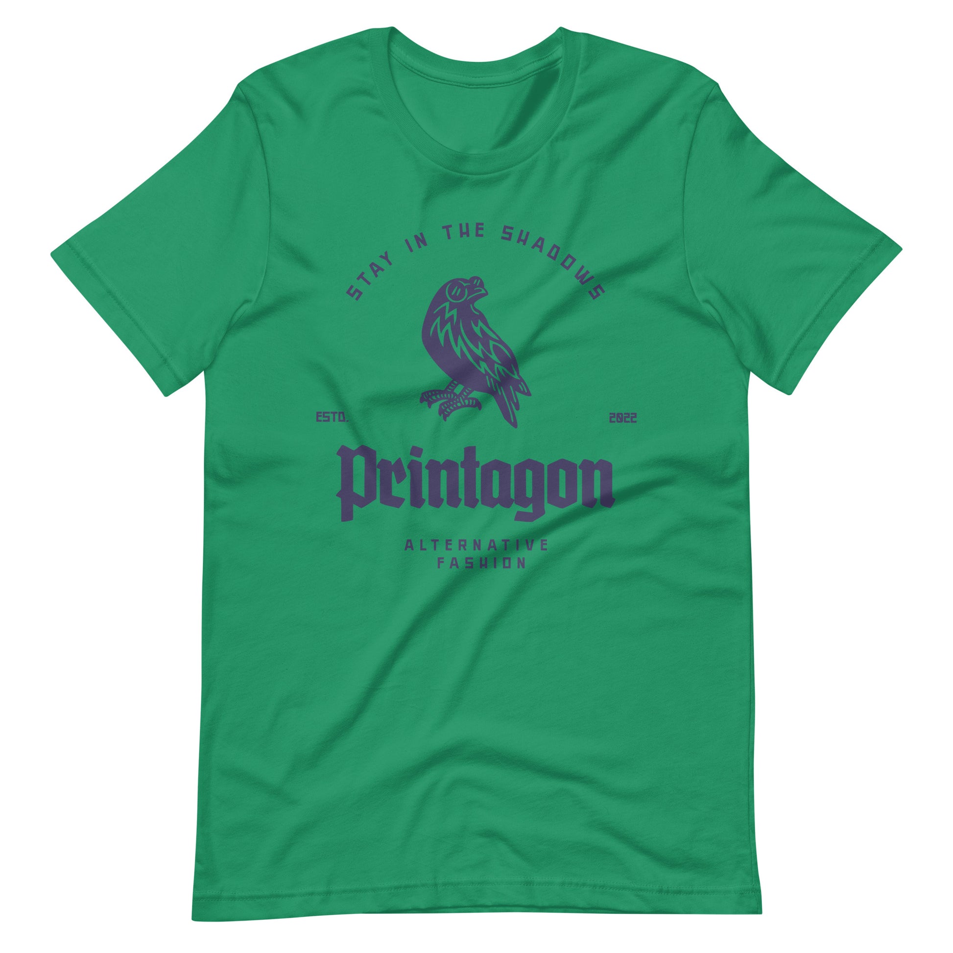 Printagon - Stay in The Shadows Unisex t-shirt - Kelly / XS Printagon