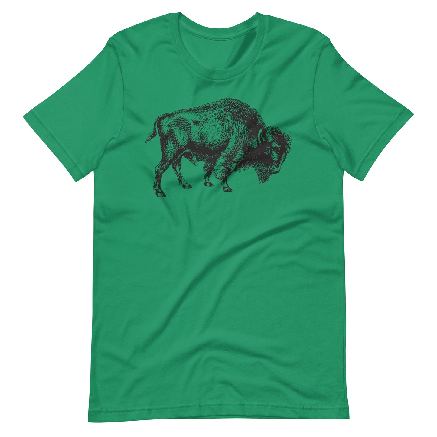 Printagon - Bull 002 - Unisex T-shirt - Kelly / XS