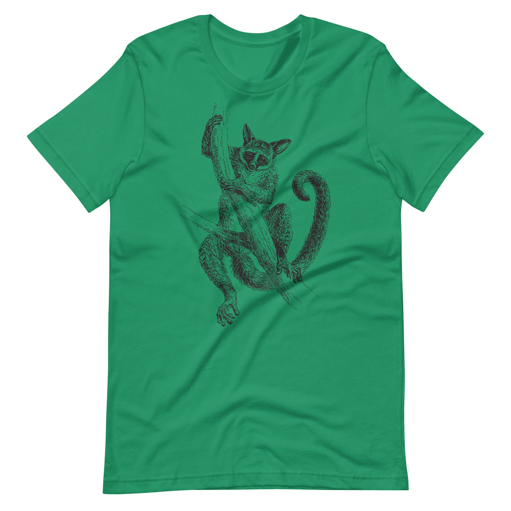 Printagon - Lemur - Unisex T-shirt - Kelly / XS