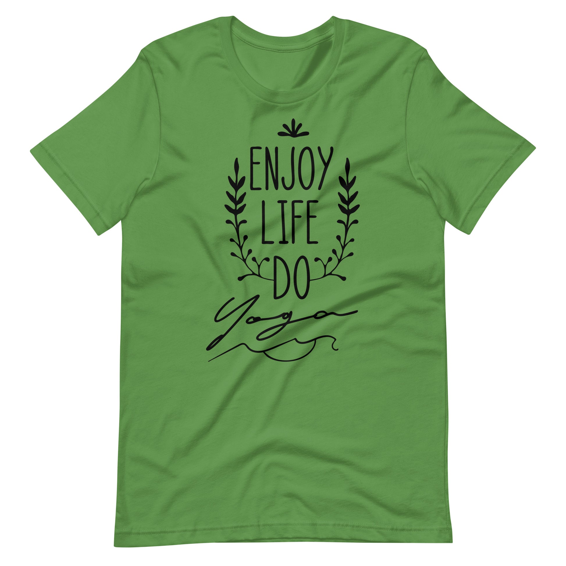 Printagon - Enjoy Life Do Yoga - Unisex T-shirt - Leaf / S