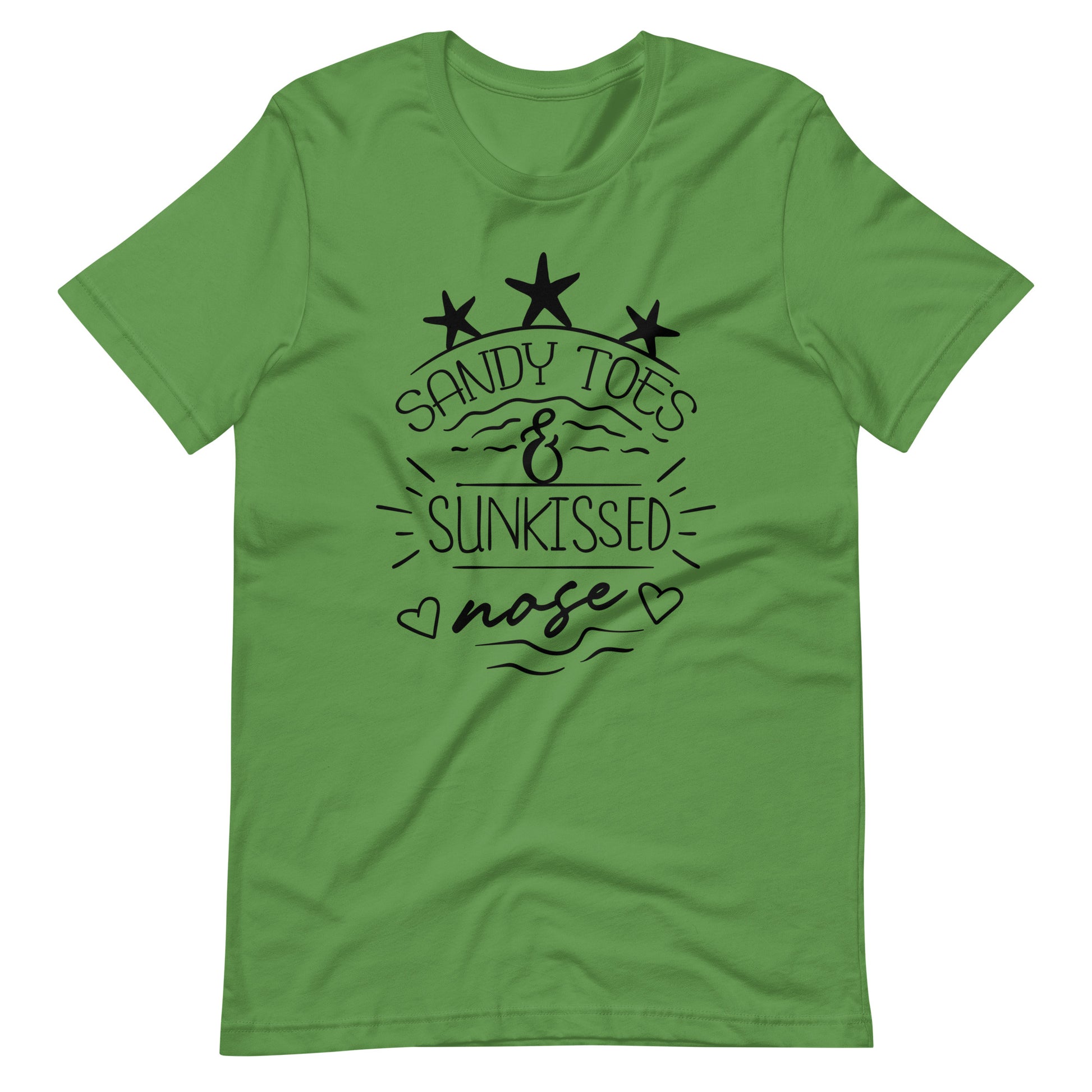 Sandy Toes & Sun Kissed Nose - Unisex T-shirt - Leaf / S Printagon