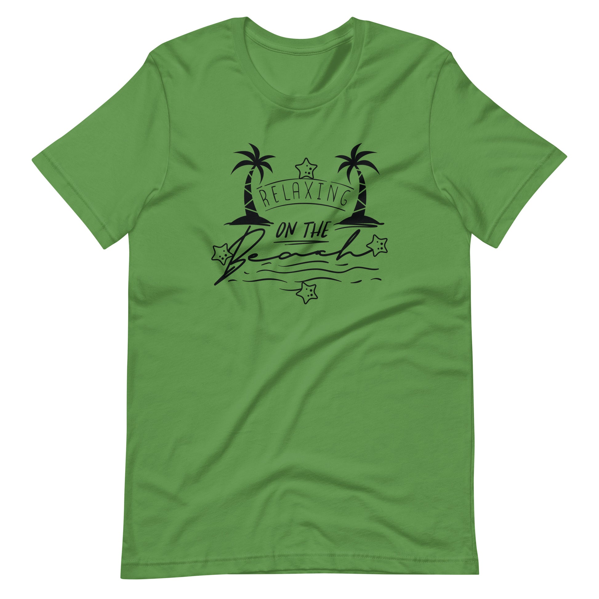 Relaxing On The Beach - Unisex T-shirt - Leaf / S Printagon